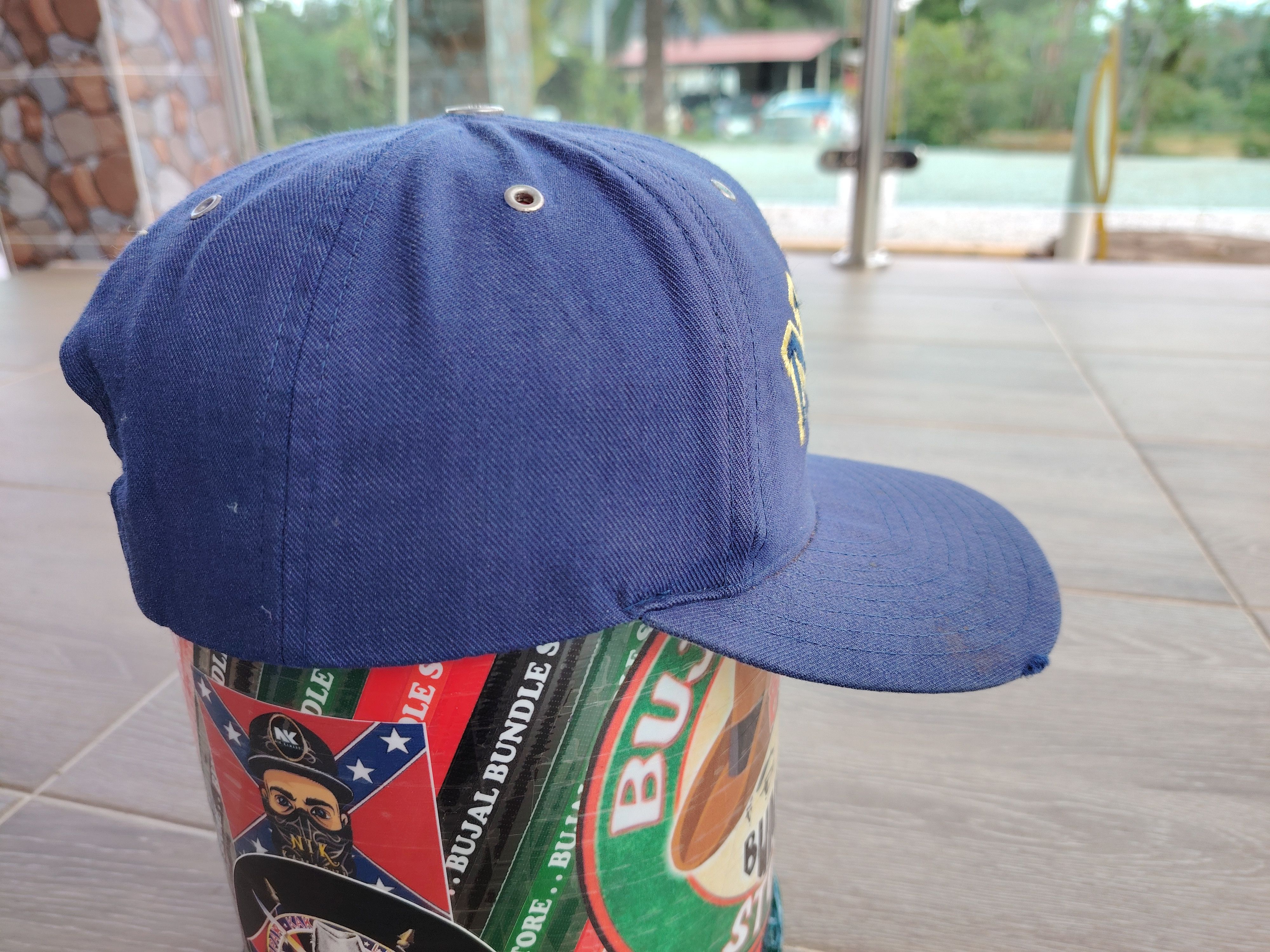 Nike Vintage 90's Nike Emboidered Distressed Faded Hat Size ONE SIZE - 5 Thumbnail