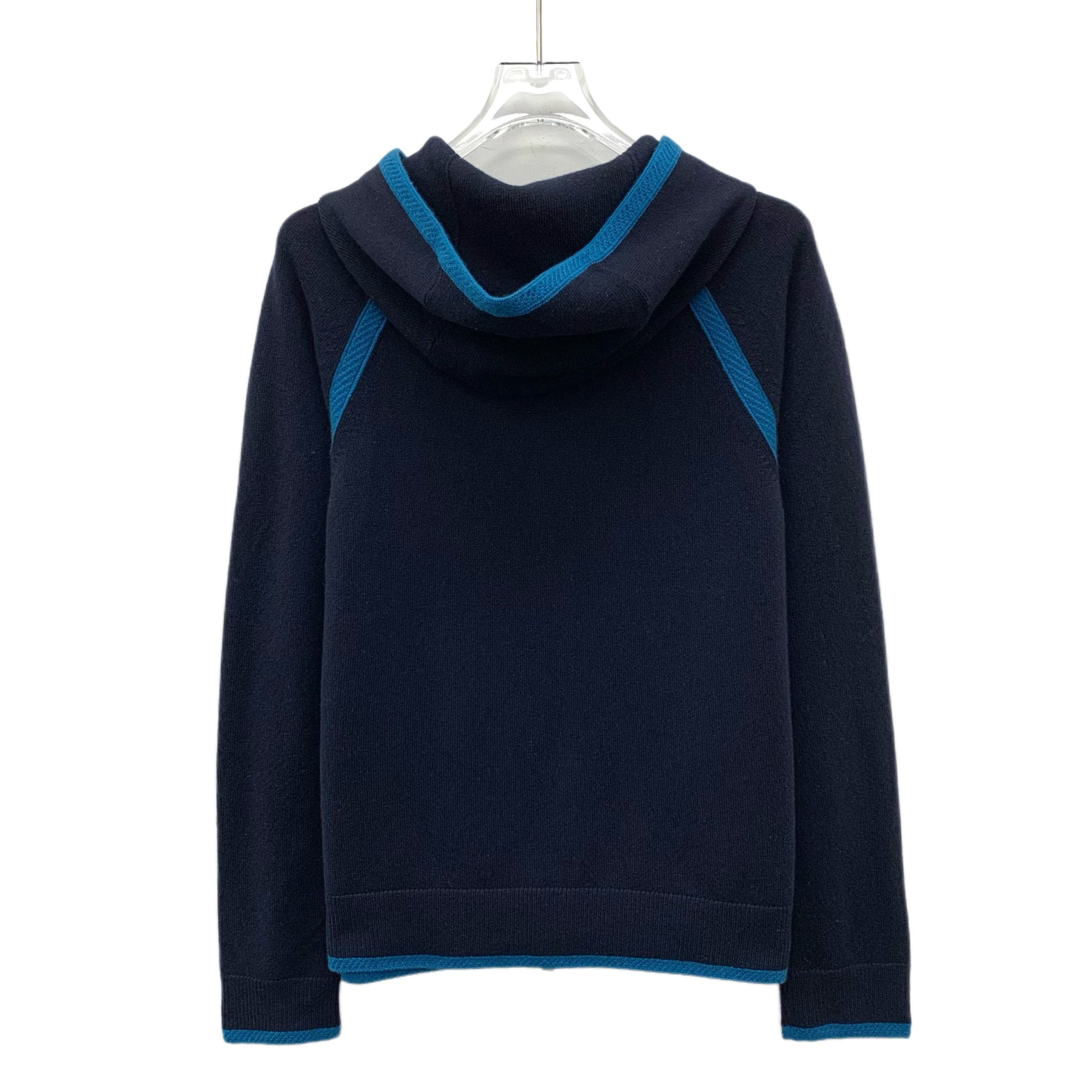 Loro Piana Loro Piana Bady Cashmere Hoodie Jacket Navy (40) Size S / US 4 / IT 40 - 2 Thumbnail