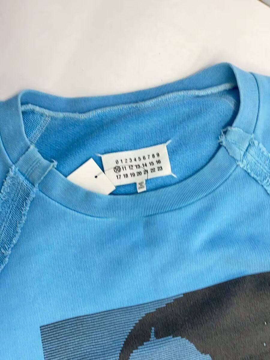 Maison Margiela Oversized Mona Lisa Raglan Exposed Seam Sweatshirt Size US S / EU 44-46 / 1 - 3 Thumbnail