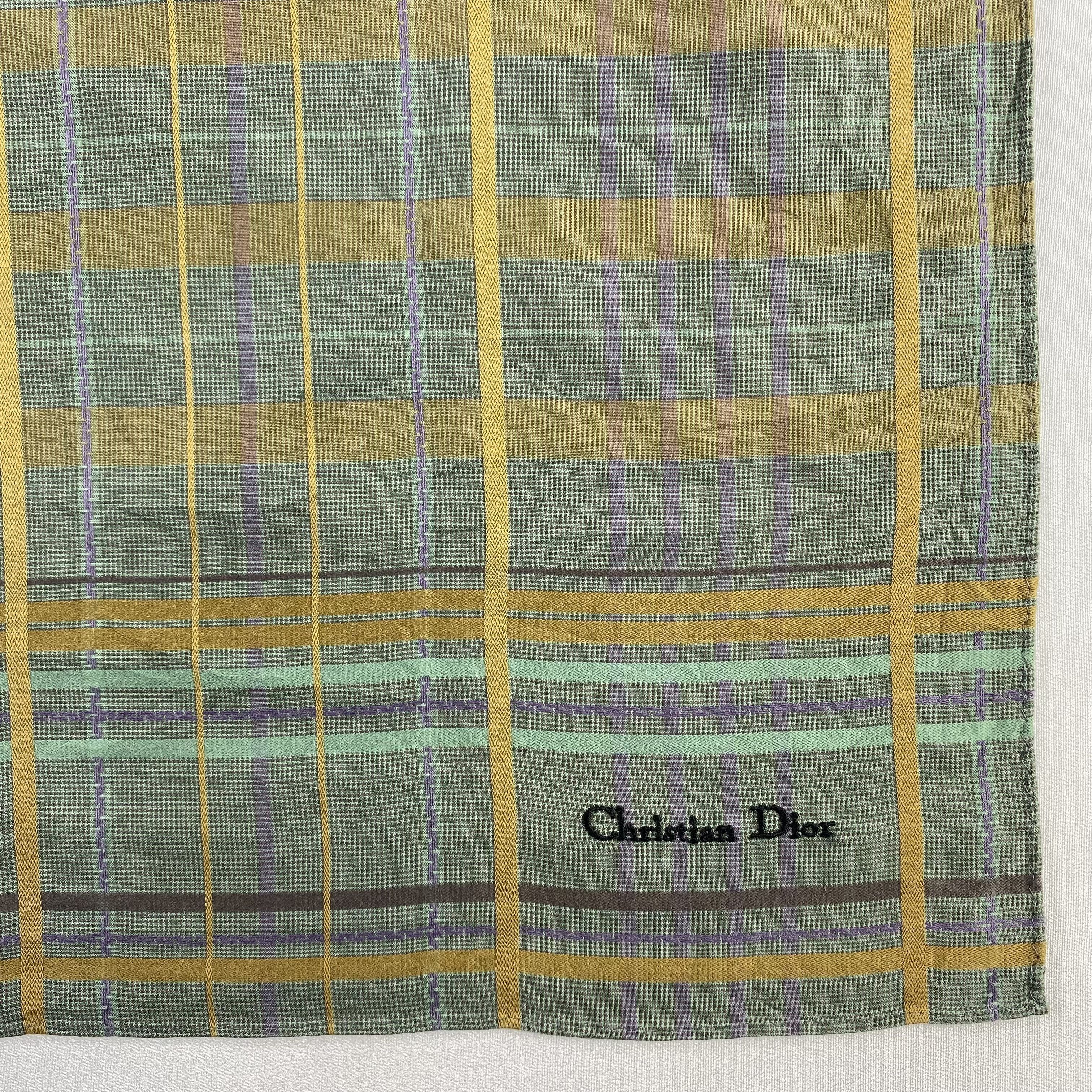 Vintage Christian Dior Monsieur Handkerchief / Neckerchief-P1211 Size ONE SIZE - 3 Thumbnail