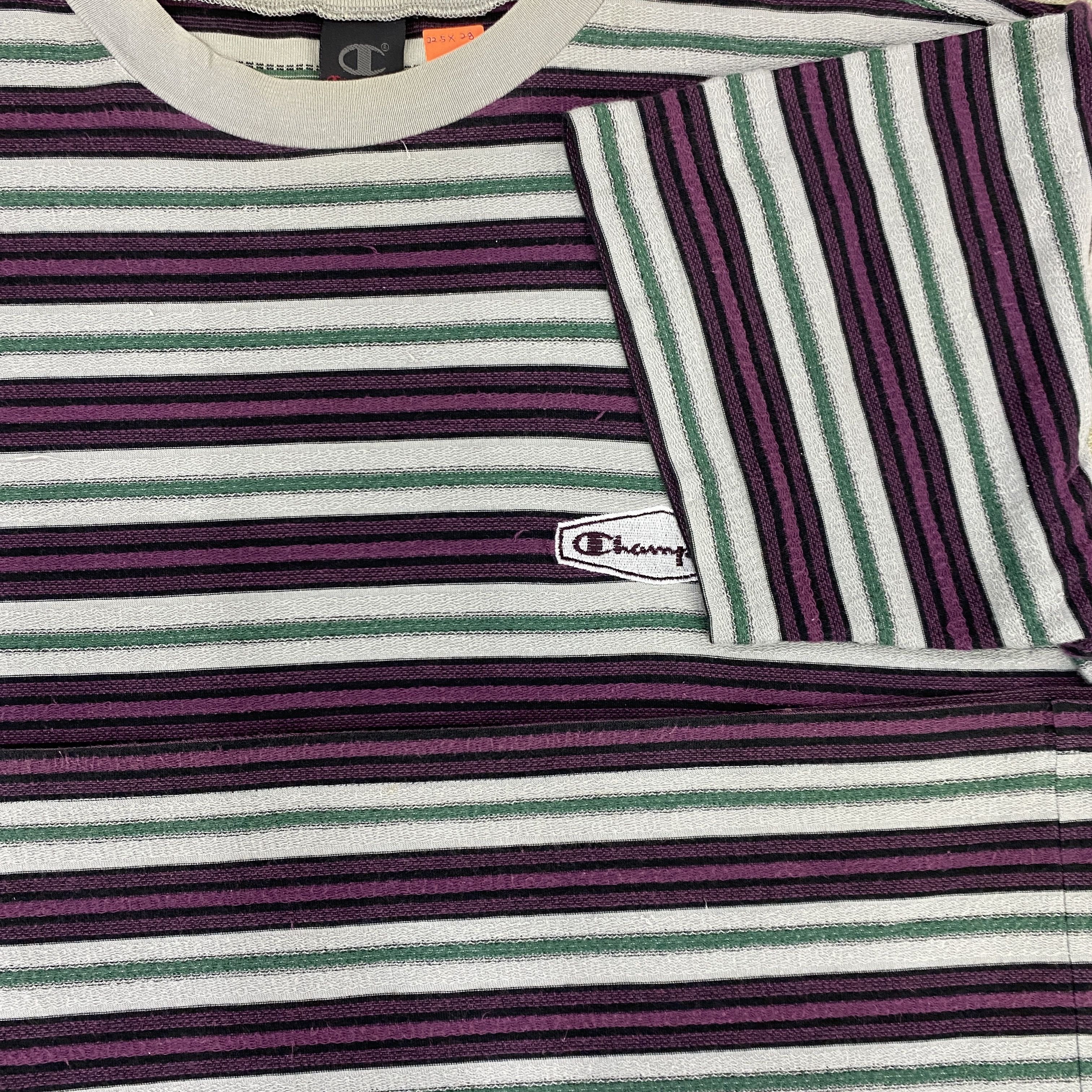 Champion Vintage Champion Stripe Large Shirt - K018 Size US L / EU 52-54 / 3 - 7 Thumbnail