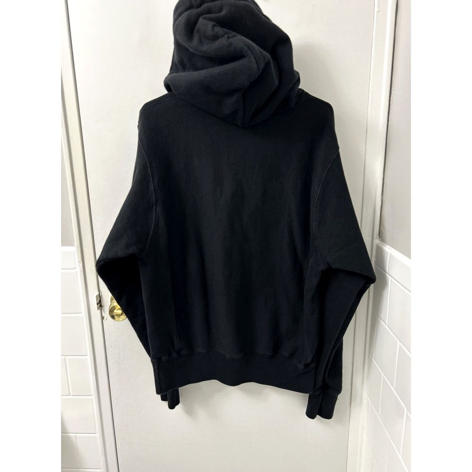 Champion VINTAGE Champion Reverse Weave Hoodie Mens Small Black Pullover Logo Sweatshirt Sweater Size US S / EU 44-46 / 1 - 7 Thumbnail