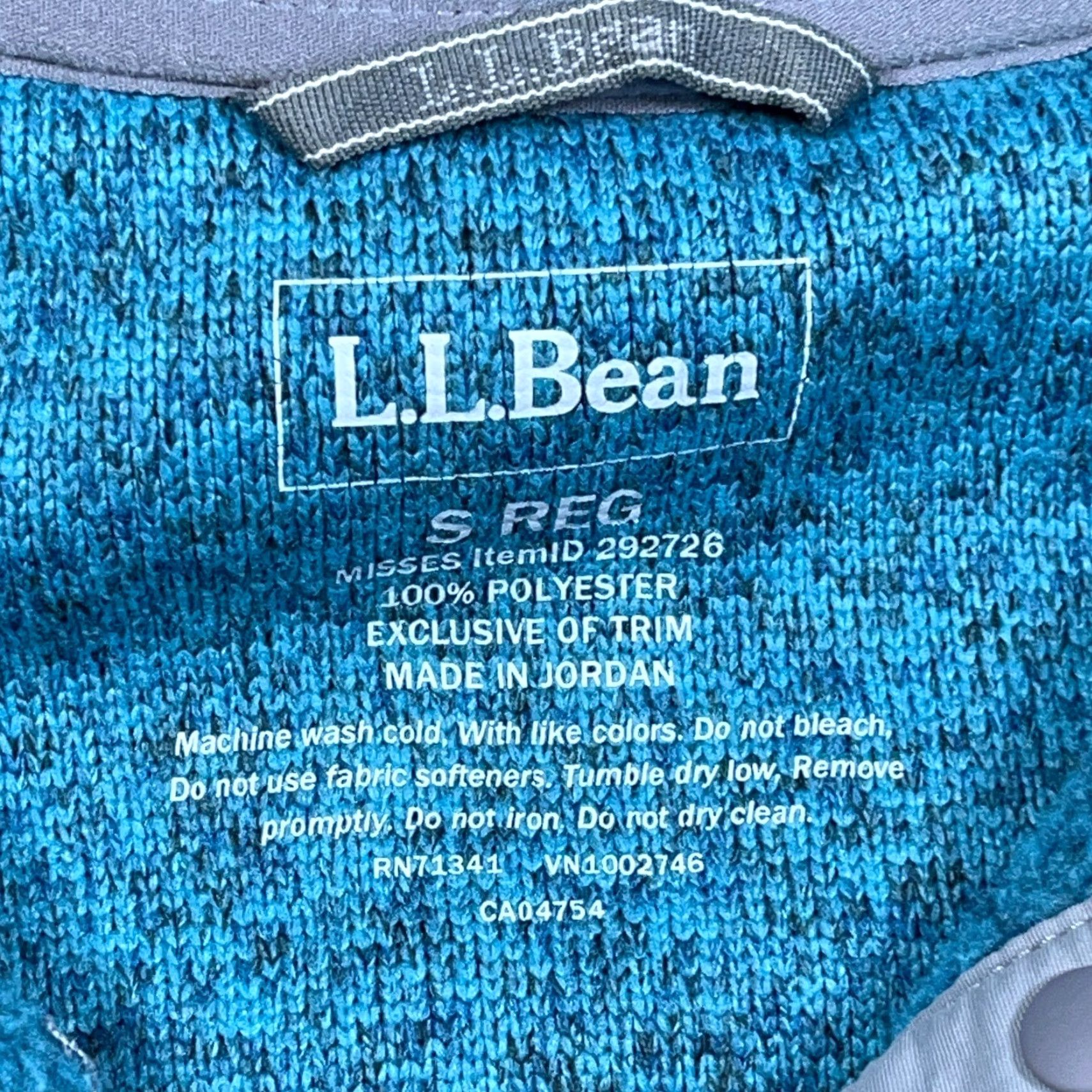 Vintage LL Bean Sweater Women Small Light Blue Pullover Snap T Pockets Heather Ladies Size S / US 4 / IT 40 - 4 Thumbnail