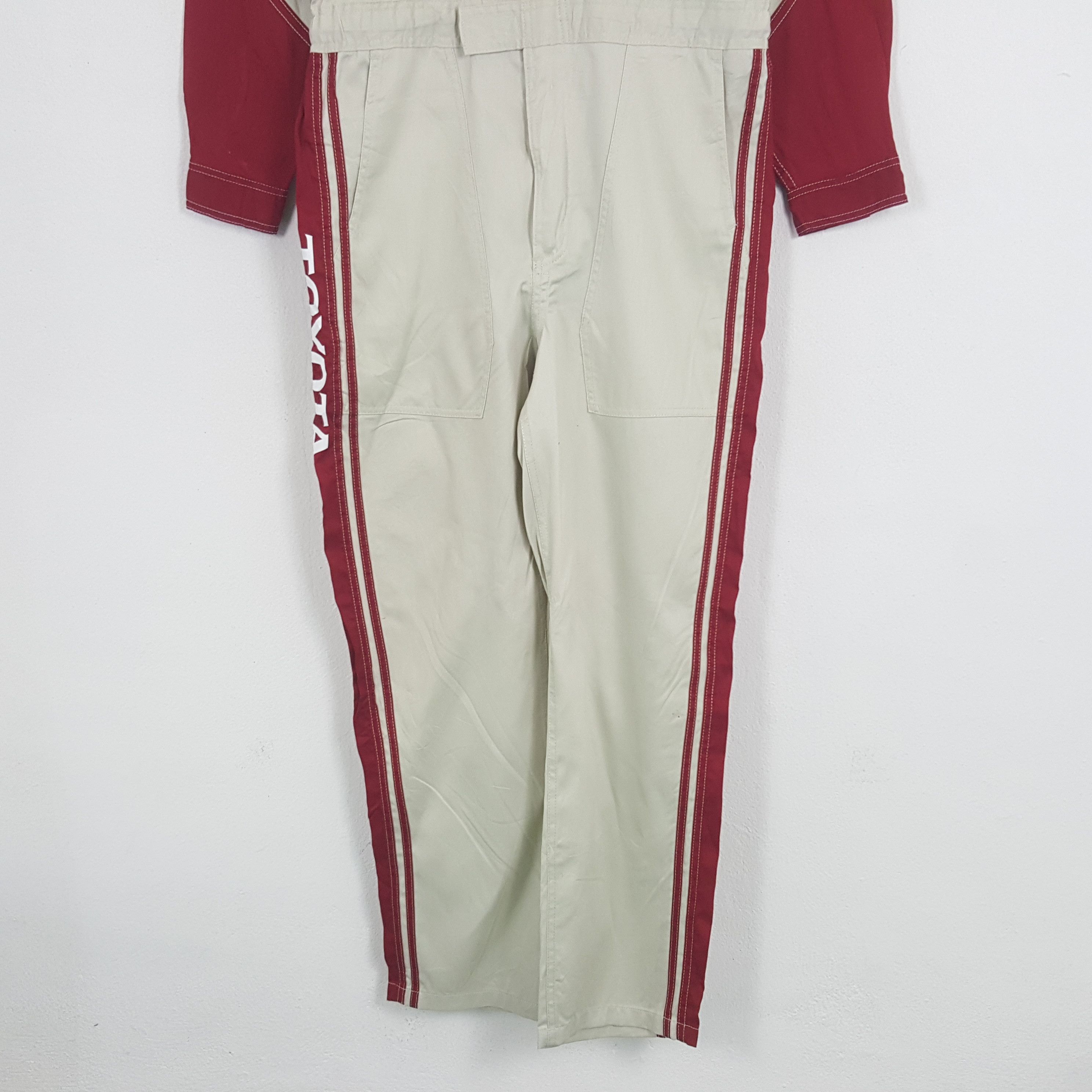 Japanese Brand × Vintage Vintage Toyota Tecno Japanese Brand Racing Coverall Jacket Size US M / EU 48-50 / 2 - 6 Thumbnail