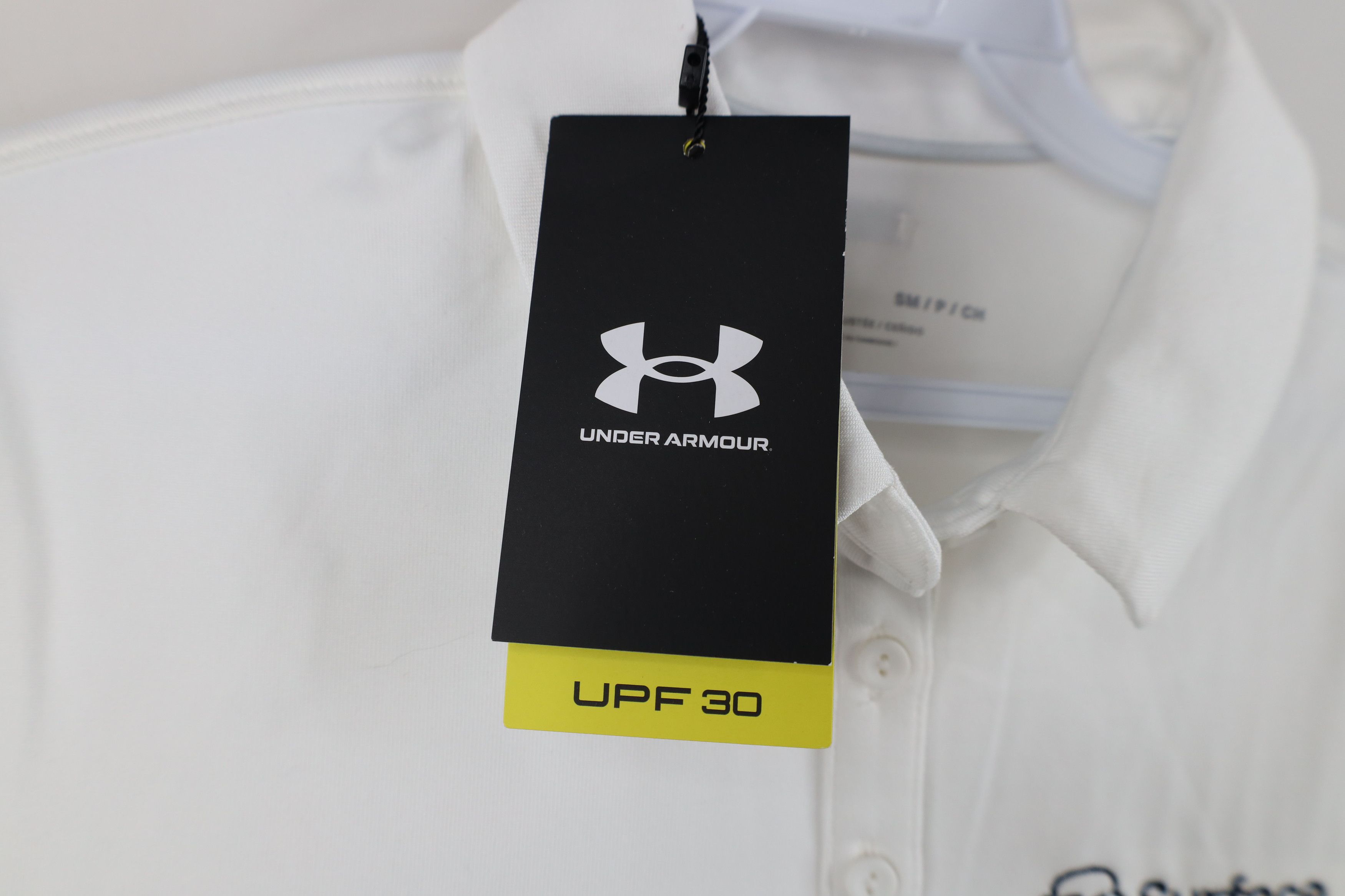 Under Armour New Under Armour UPF 30 Zinger Golf Polo Shirt White Size S / US 4 / IT 40 - 6 Thumbnail