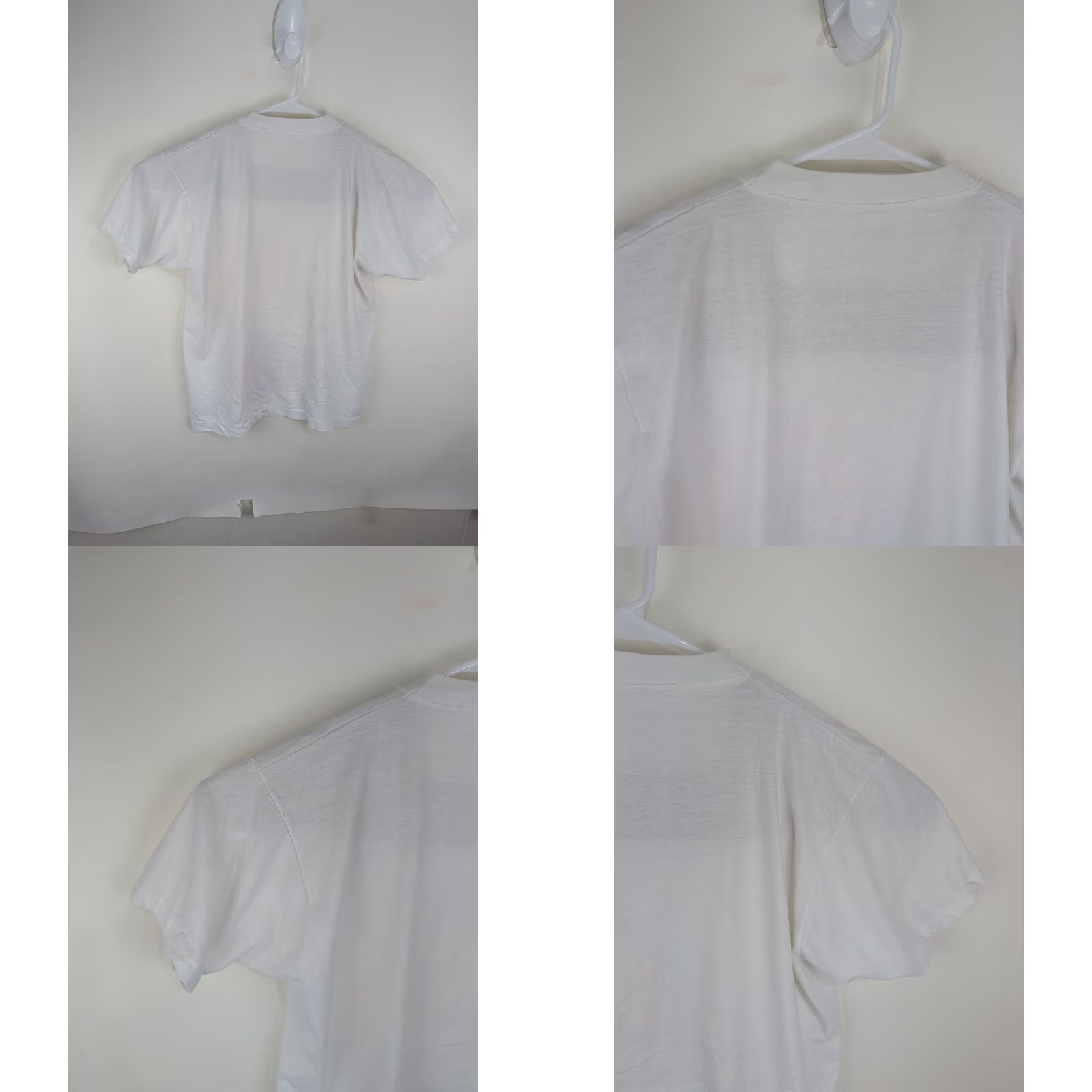 Peanuts VINTAGE Syndicate United Peanuts T Shirt White Large Crew Neck Short Sleeve Beaded Logo Snoopy Charlie Brown 80s 90s Men // Size US L / EU 52-54 / 3 - 9 Thumbnail