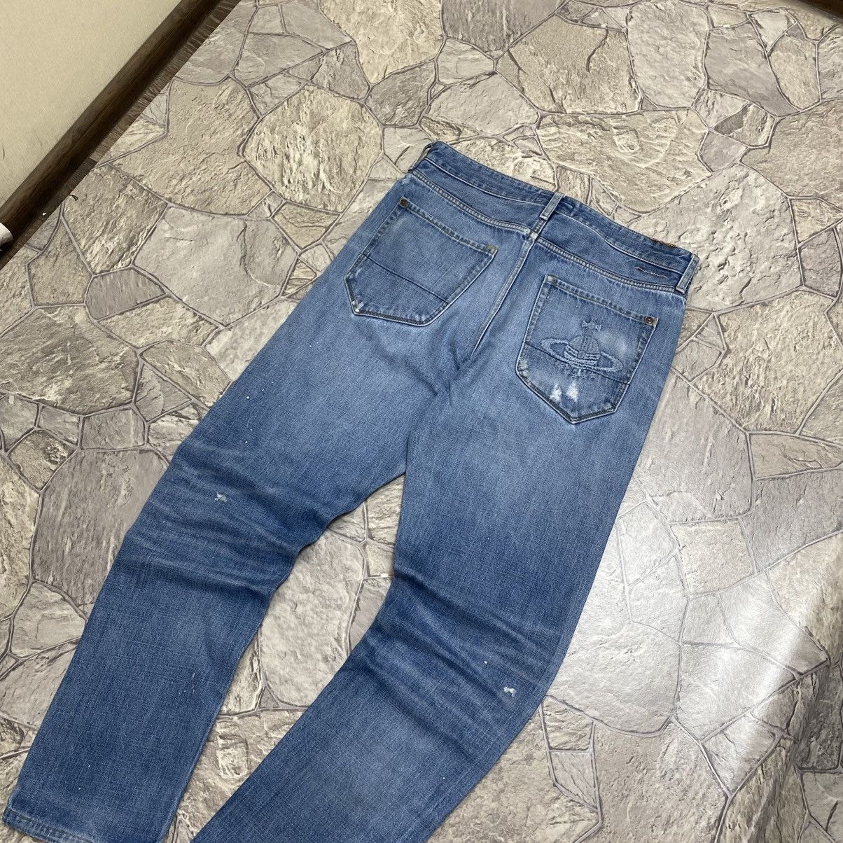 Vivienne Westwood Vivienne Westwood Denim Jeans Big Logo Size US 32 / EU 48 - 2 Thumbnail
