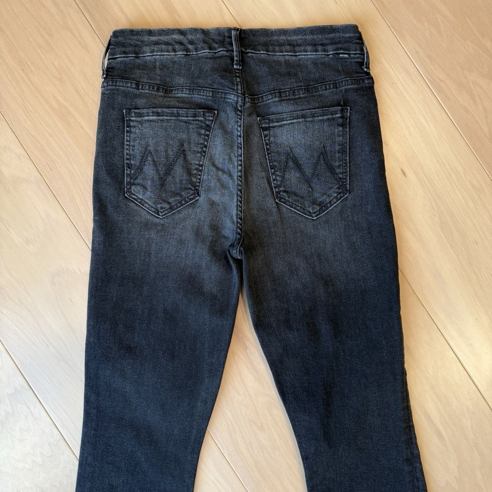 MOTHER Mother High Waisted Looker Jeans Women's 28 Black Ankle Size 28" / US 6 / IT 42 - 7 Thumbnail