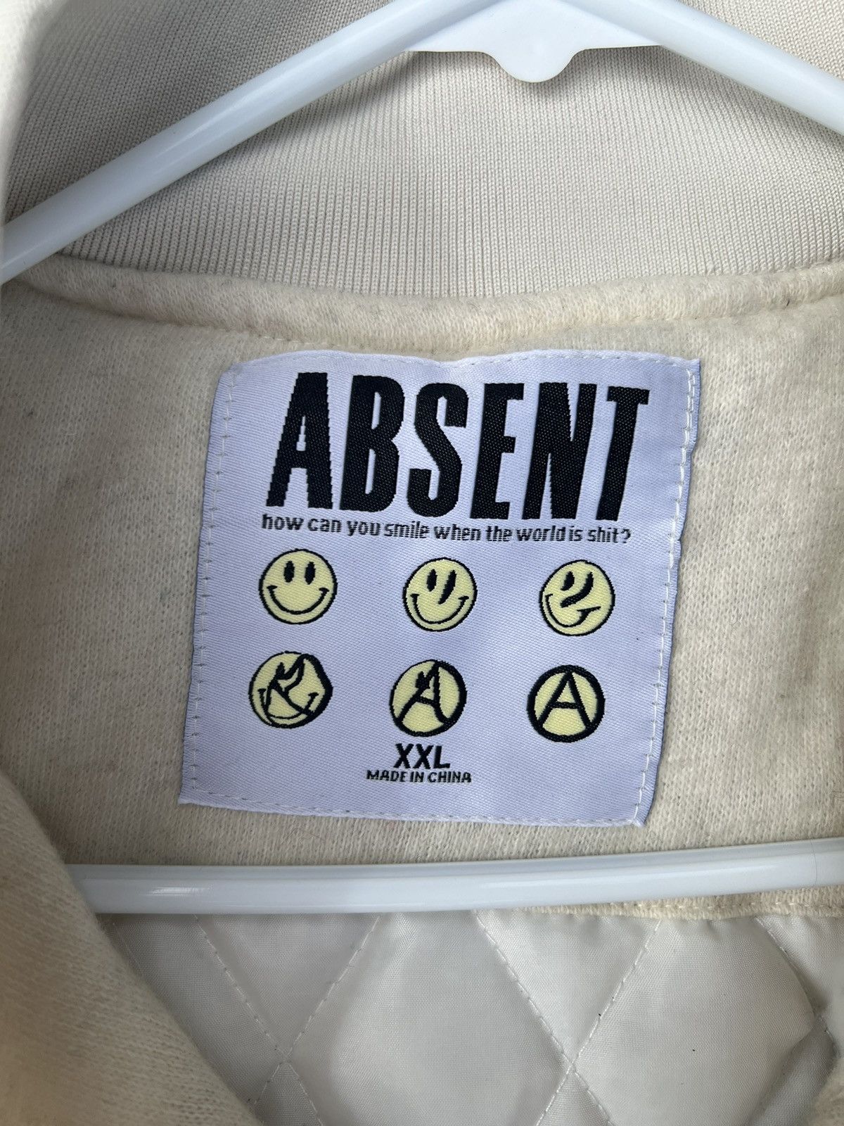 Absent Absent Peep Show Quilted Bomber Size US XXL / EU 58 / 5 - 4 Thumbnail