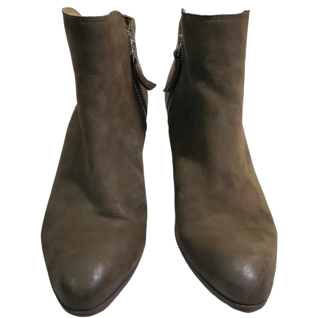 Frye Frye | Judith, Suede Pull on Side Zip Ankle Boots | Size 9 Size US 9 / IT 39 - 3 Thumbnail