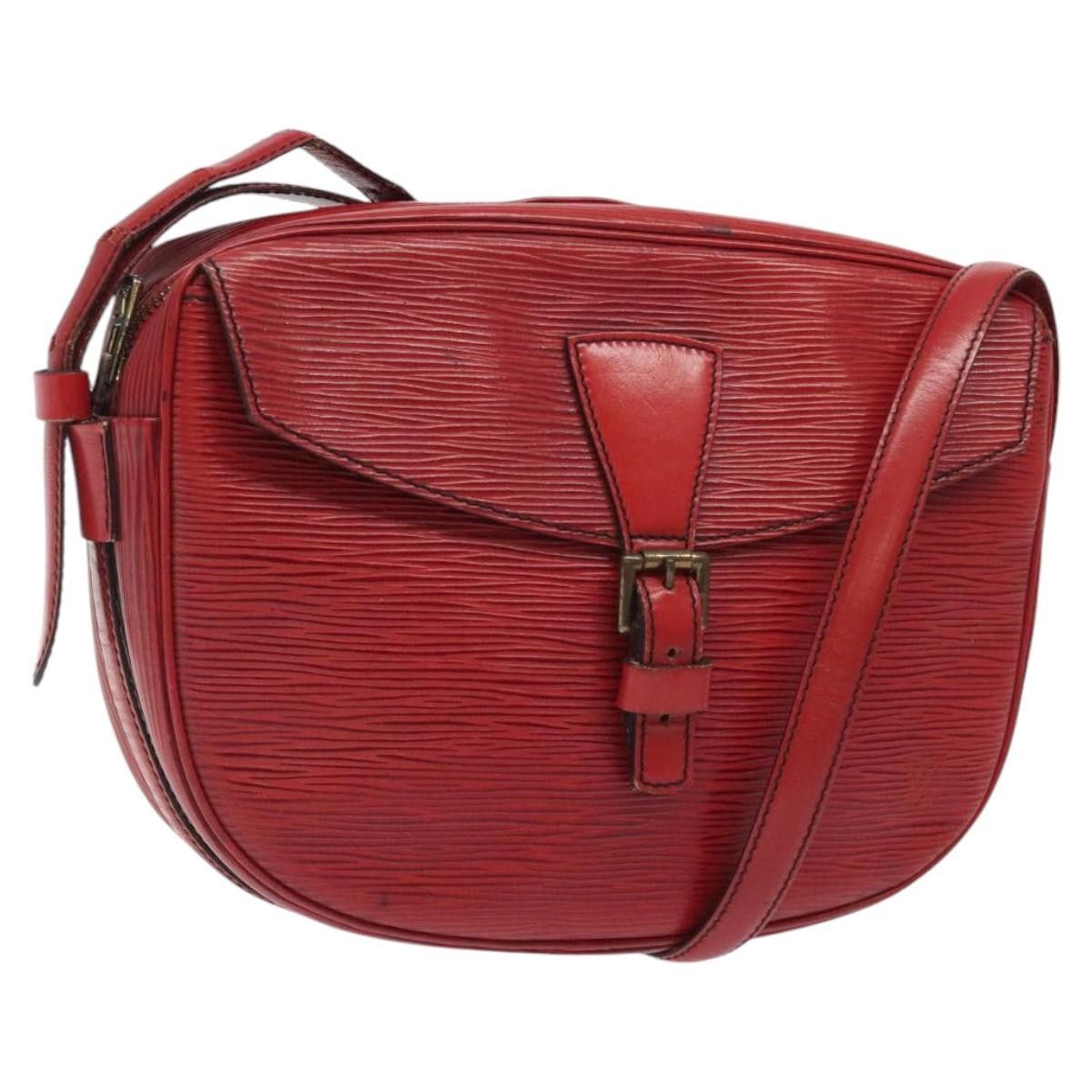 LOUIS VUITTON Epi Jeune Fille MM Shoulder Bag Red M52157