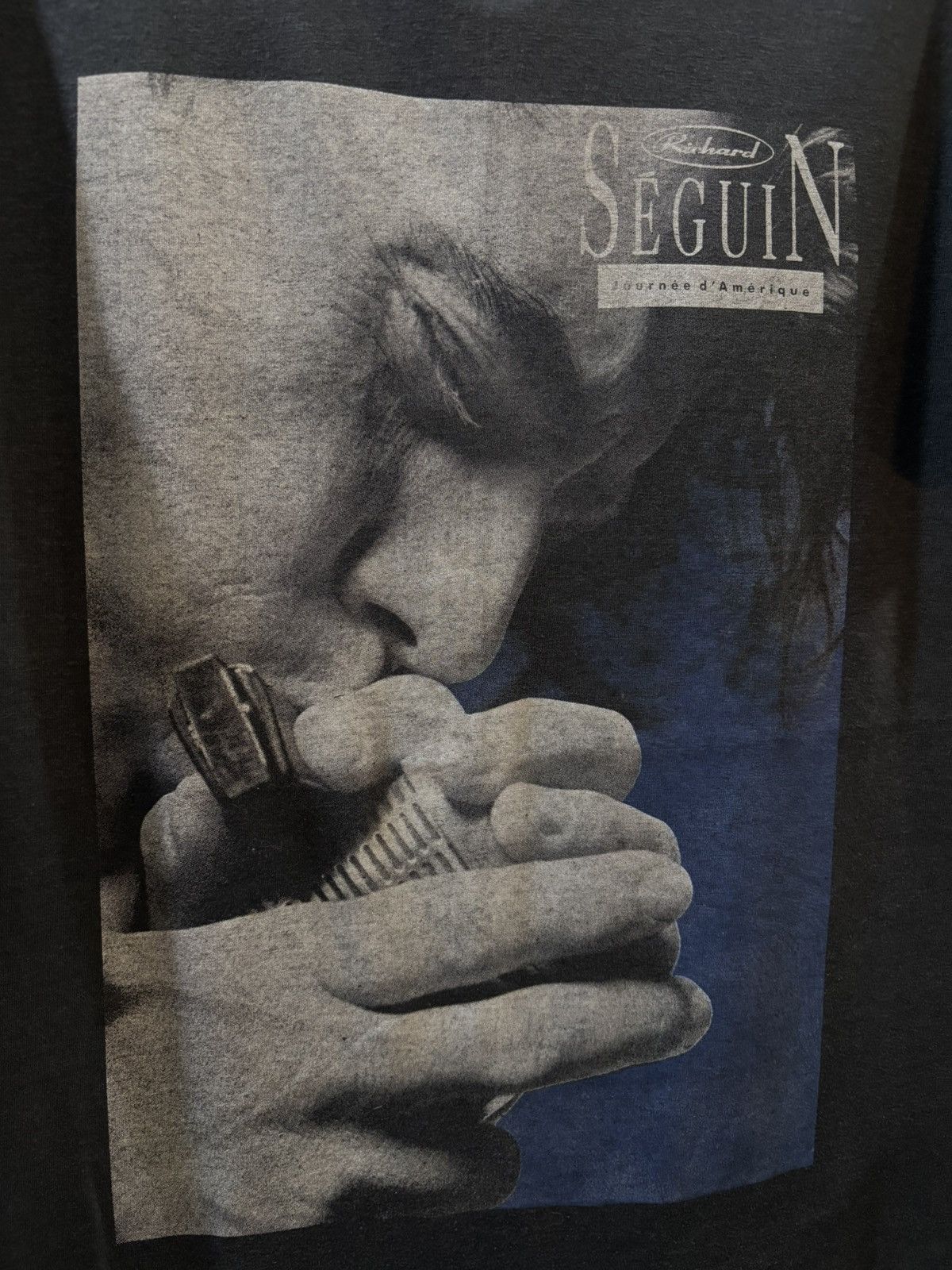 Band Tees Richard Seguin T shirt vintage 90’s Size US L / EU 52-54 / 3 - 3 Thumbnail