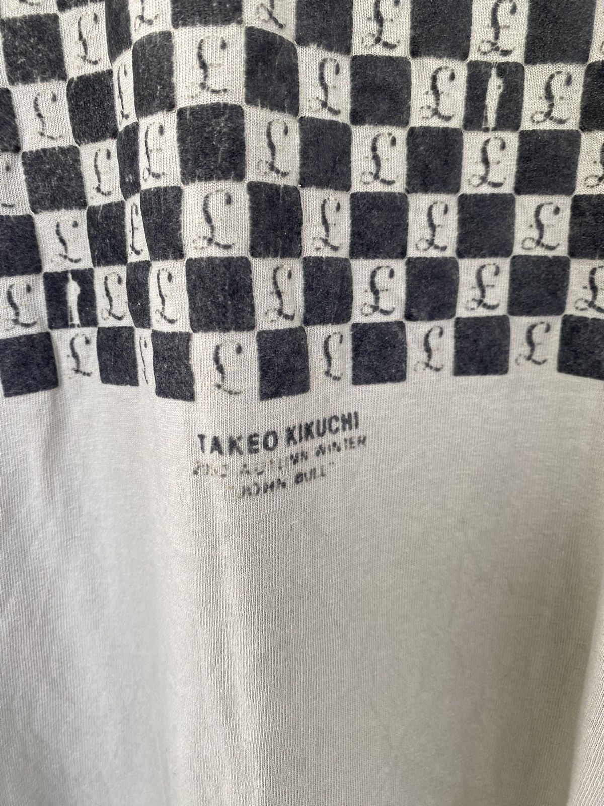 Japanese Brand × Takeo Kikuchi Vintage Rare Takeo kikuchi 2002 Autumn winter John Bull Tee Size US L / EU 52-54 / 3 - 3 Thumbnail