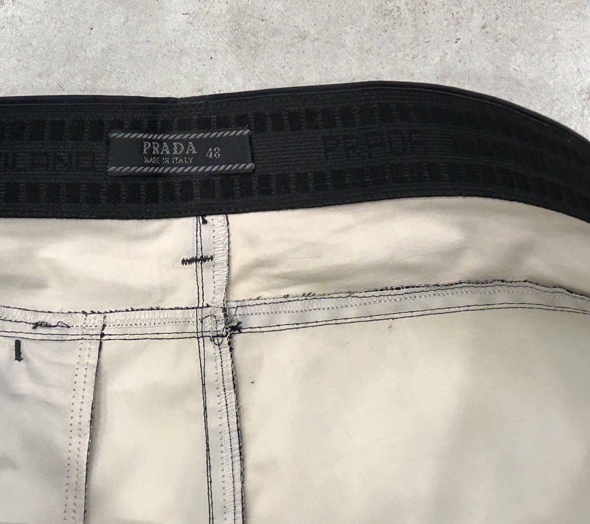 Miu Miu × Prada Prada Nylon - Gabardine Short [ Unisexe - Patchwork] Size US 30 / EU 46 - 6 Thumbnail