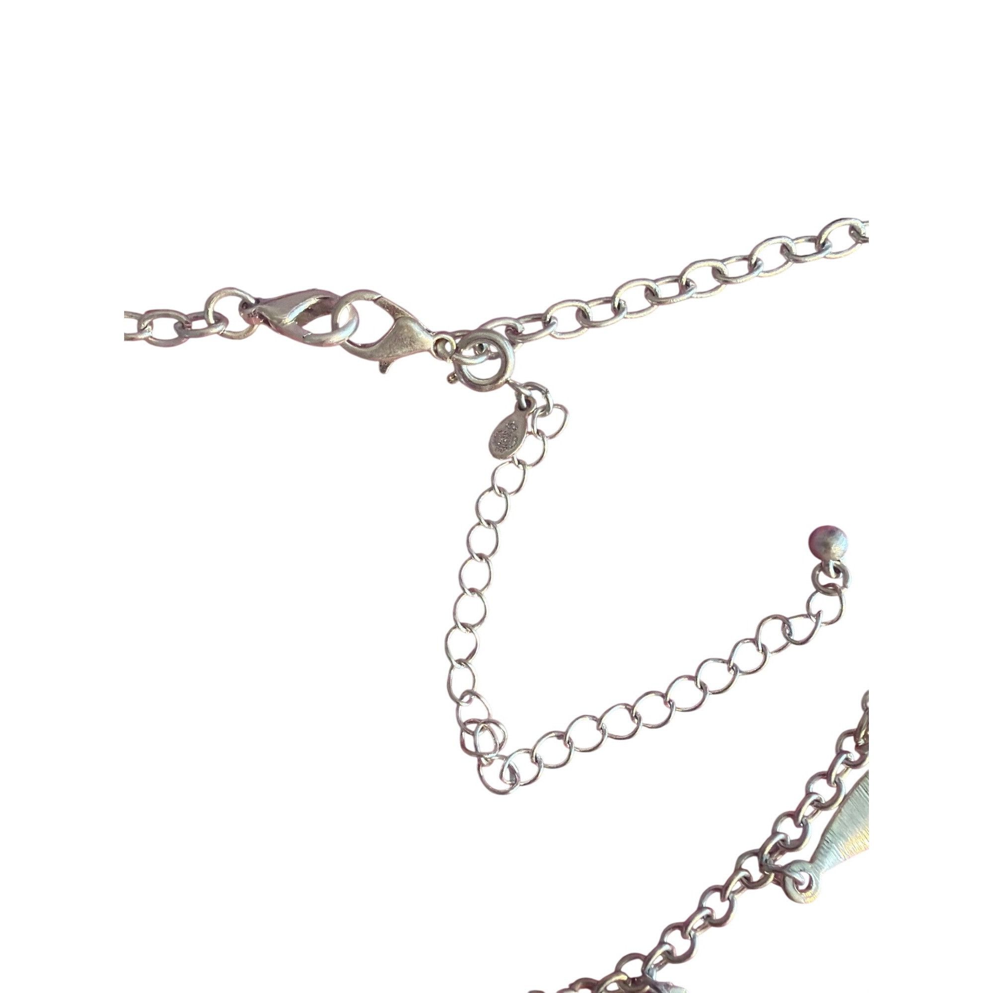 Other Premier Designs Silver Plated Beach Glass Necklace Opaque Be Size ONE SIZE - 4 Thumbnail