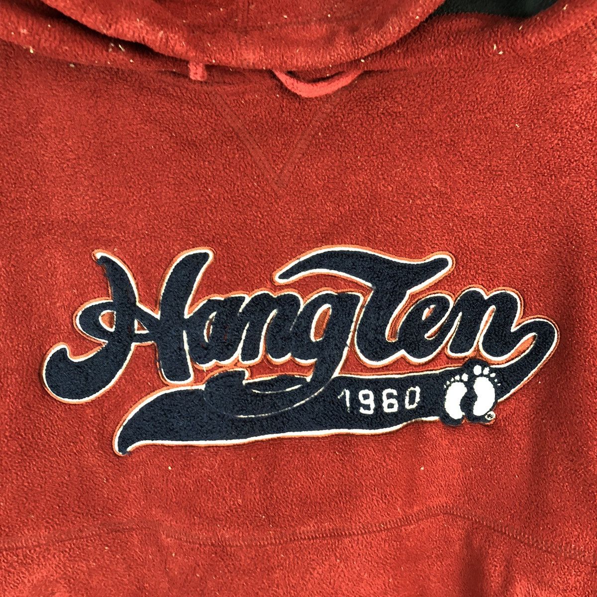 Hang Ten × Vintage Hang Ten vintage spell out Red Hoodie #A2508 Size US M / EU 48-50 / 2 - 9 Thumbnail
