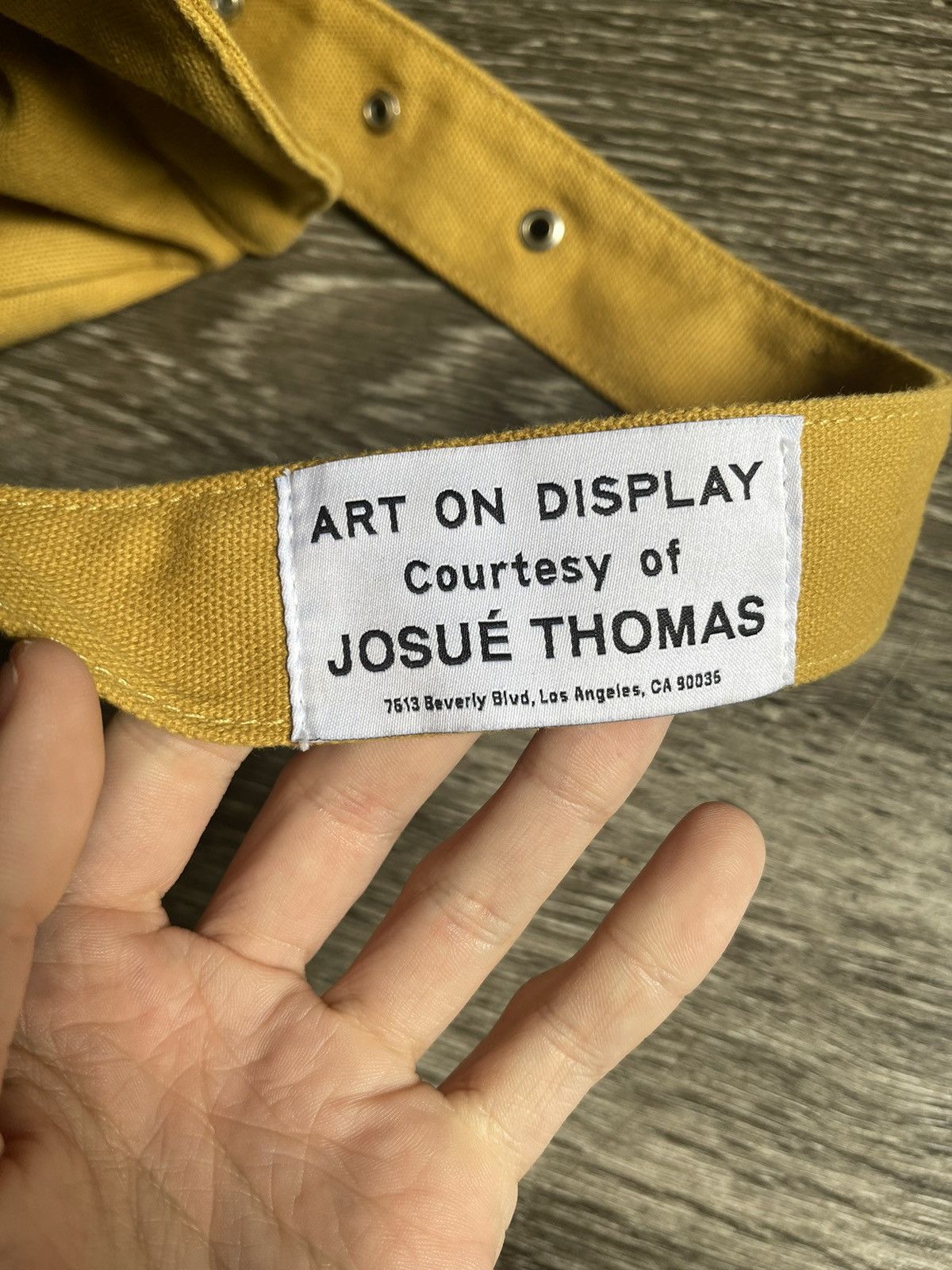 Gallery Dept. Gallery Dept. Yellow Canvas Travel Bumbag Sack Size ONE SIZE - 11 Thumbnail