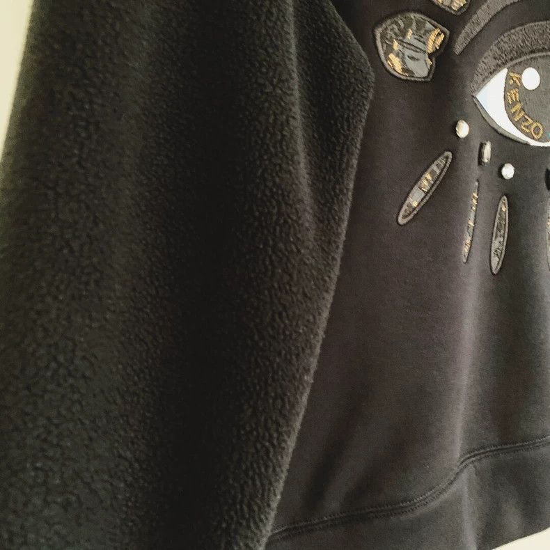 Kenzo KENZO Neutral space cotton black hoodie Size S / US 4 / IT 40 - 5 Thumbnail