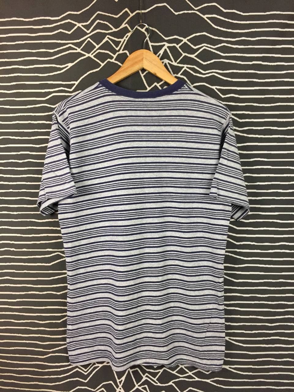 Converse Vtg 90s Converse All Star Made In Usa Stripe Tee Size US M / EU 48-50 / 2 - 6 Thumbnail
