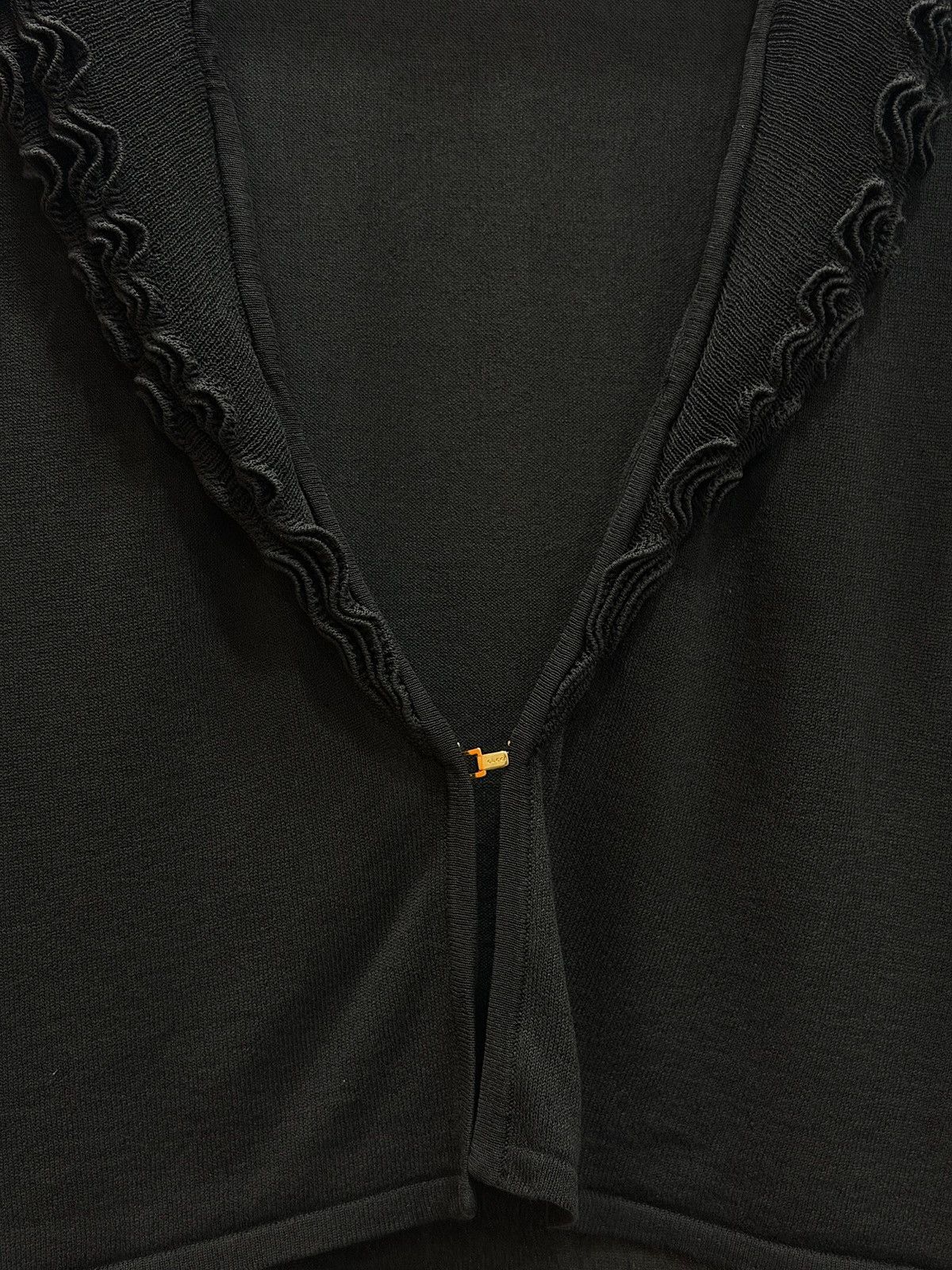 Gucci GUCCI by Tom Ford FW2000 Sheer Silk Hook Cropped Cardigan XS Size XS / US 0-2 / IT 36-38 - 7 Thumbnail