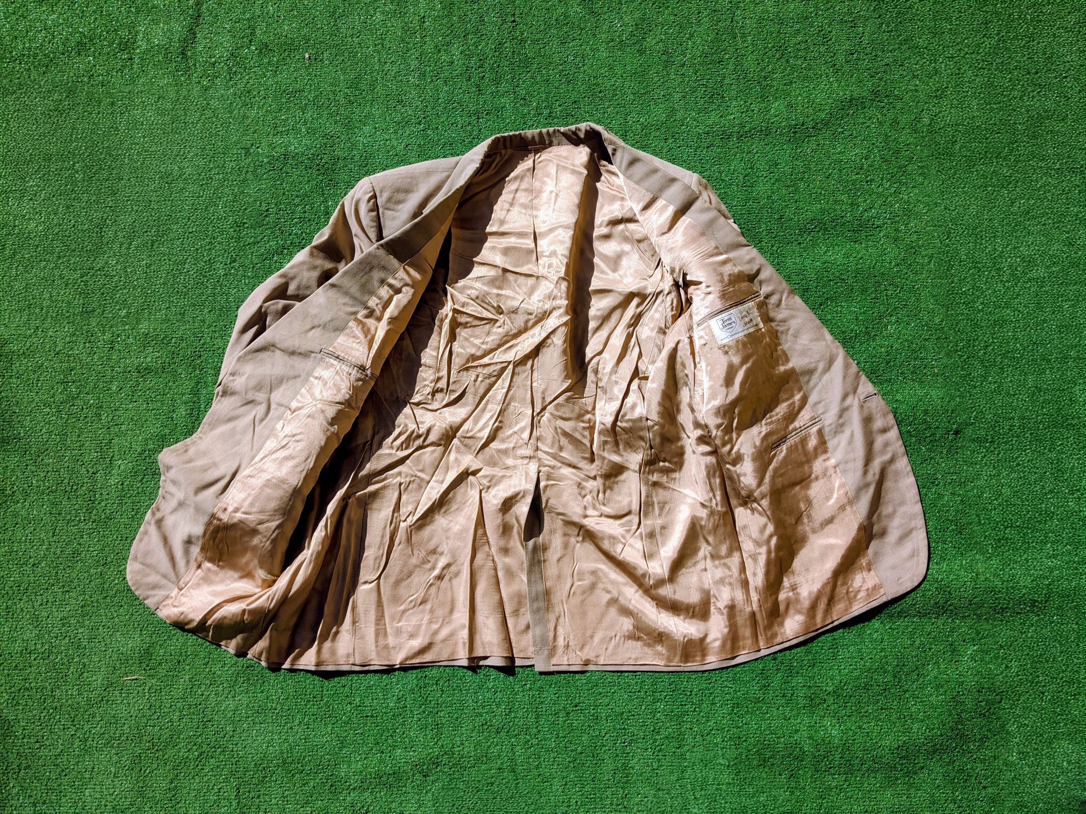 Tom James Vintage 1985 Tom James Custom Tailored 2-Button Blazer Coat Size 48S - 5 Thumbnail
