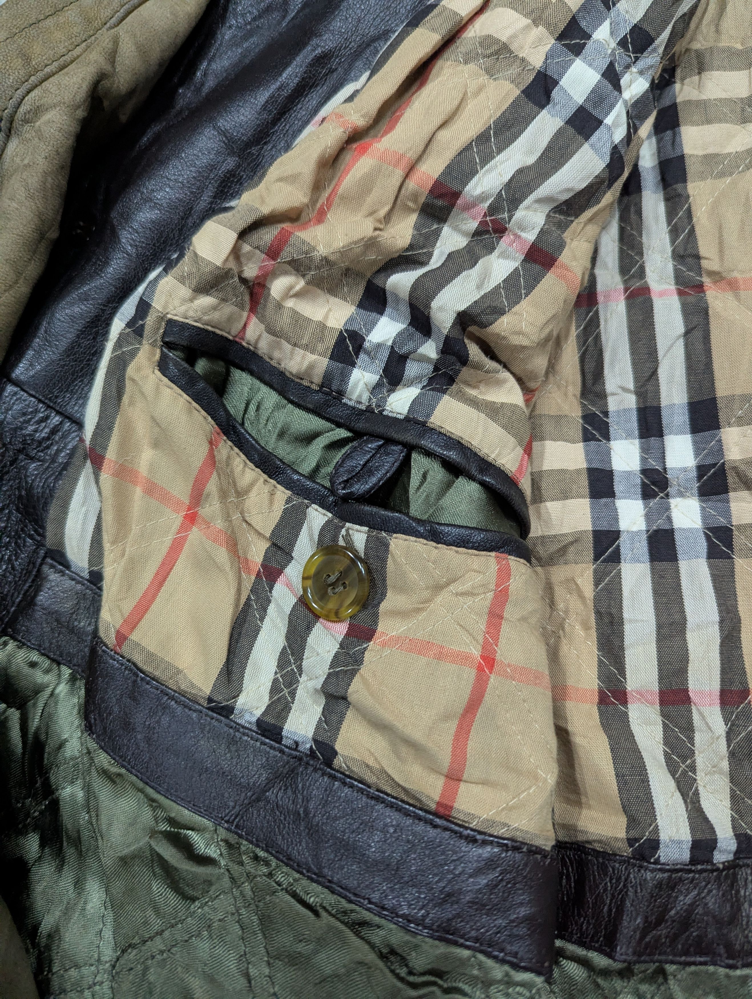 Burberry Prorsum Vintage Thrashed Burberry Prorsum Leather Field Jacket Size US M / EU 48-50 / 2 - 16 Thumbnail
