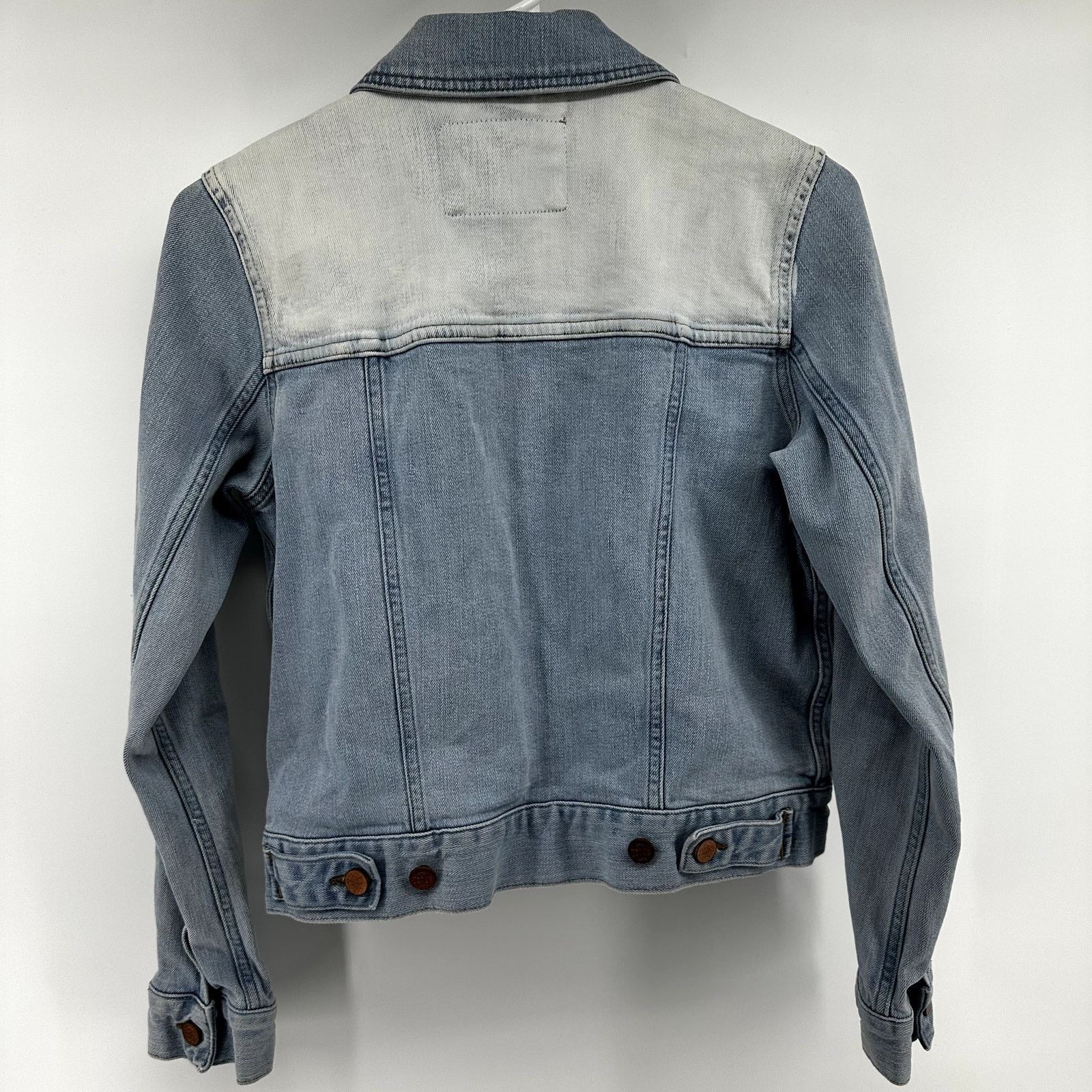 Marine Layer Marine Layer Denim Jacket Trucker Button Down Colorblock XS Size XS / US 0-2 / IT 36-38 - 4 Thumbnail