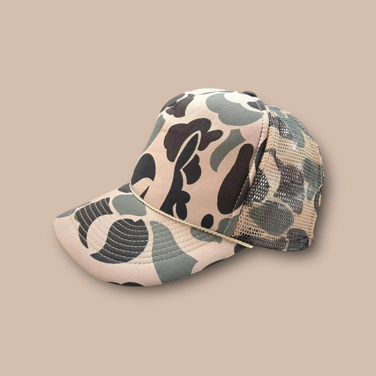 Otto Vintage Otto Camouflage Trucker Hat Size ONE SIZE - 6 Thumbnail