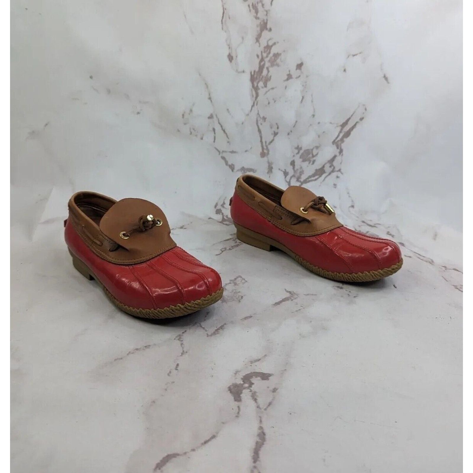 Tory Burch Tory Burch Loafer Women 9 Wellie Slip Shoe Leather Rain Boat Size US 9 / IT 39 - 2 Thumbnail