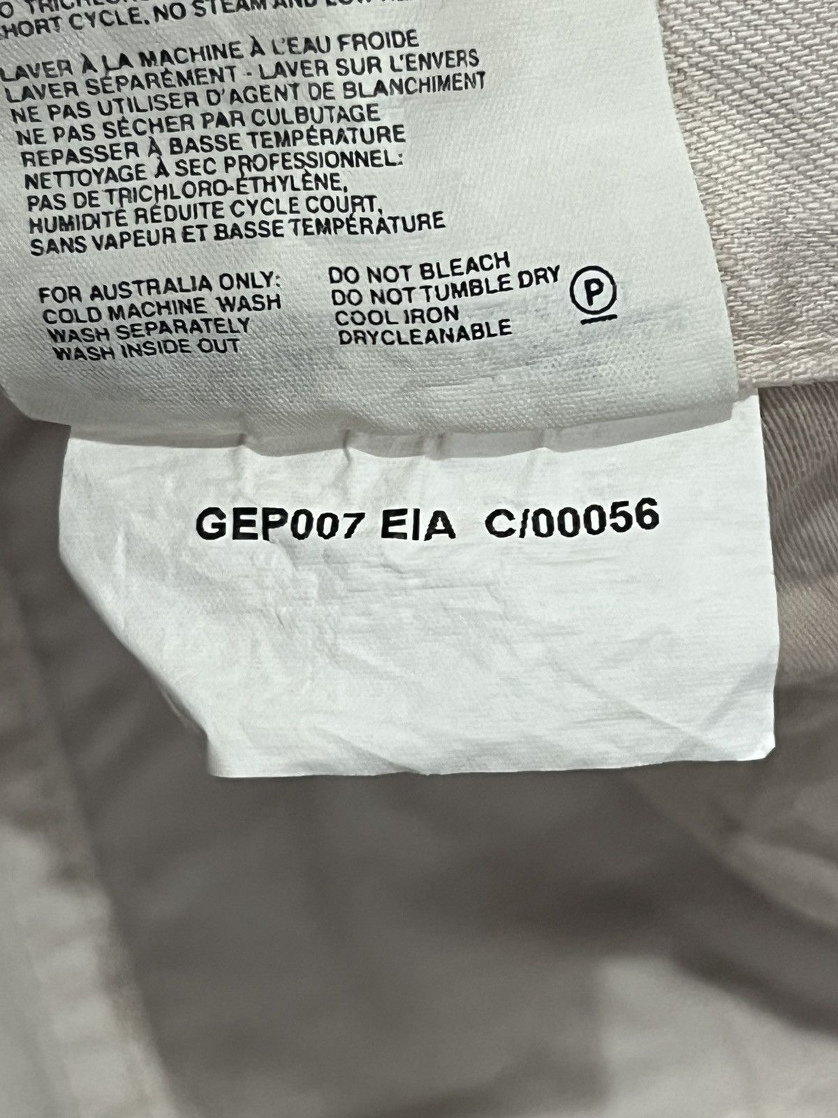 Prada Prada Small Logo Cream Classic Fit Denim Jeans Size US 36 / EU 52 - 8 Thumbnail