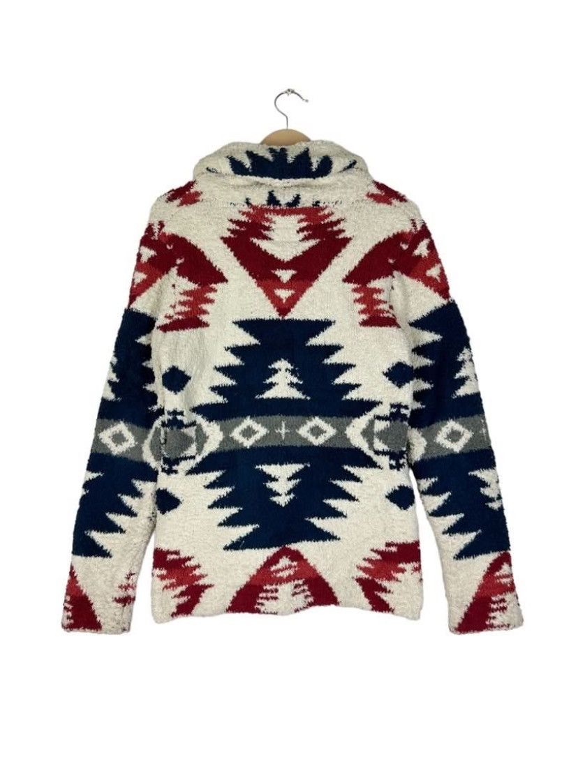 Japanese Brand Anti Ballistic Cardigan / Navajo/ Warm fleece jacket Size US M / EU 48-50 / 2 - 2 Thumbnail
