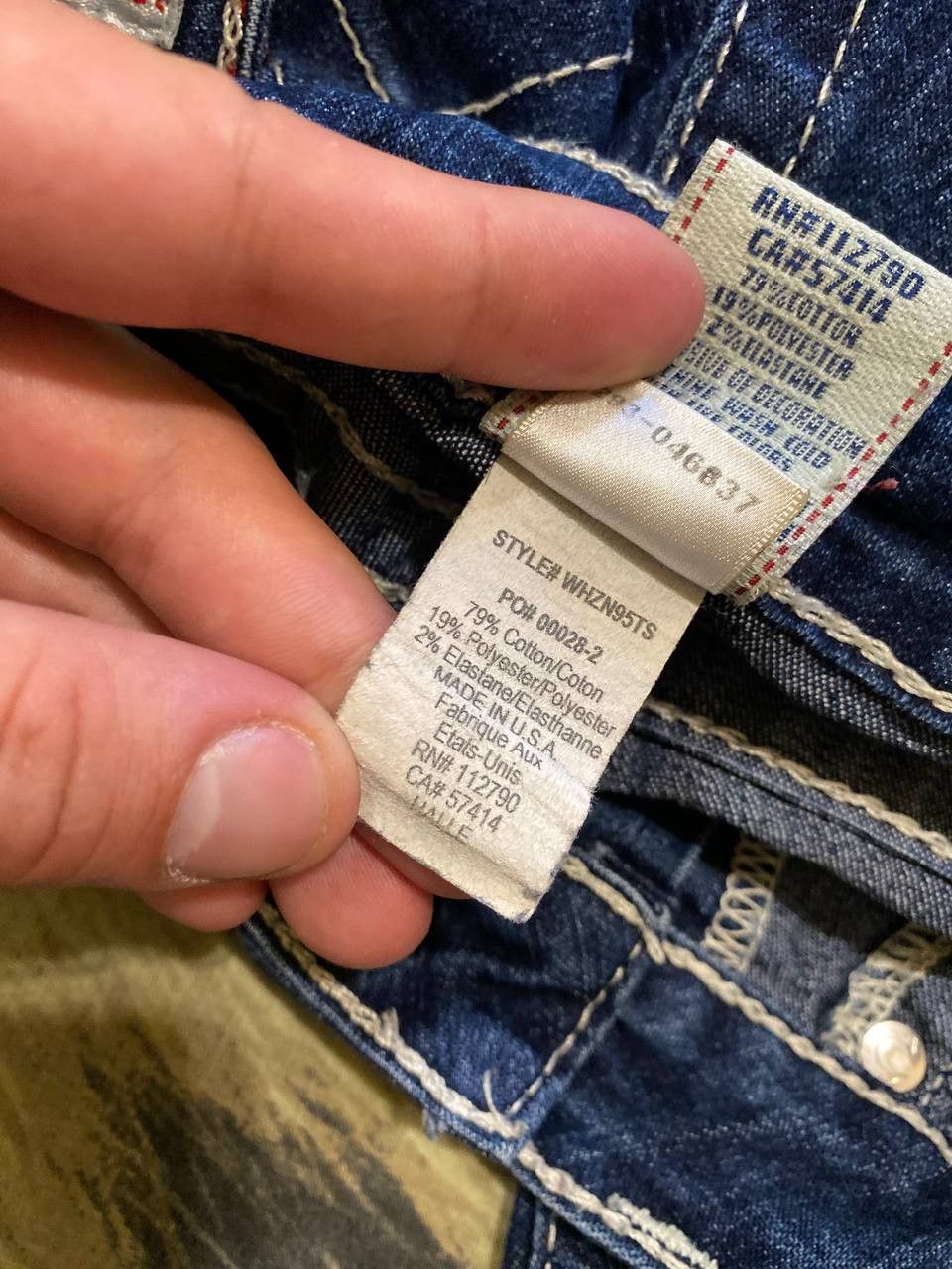 True Religion TRUE RELIGION MADE IN USA Slim Fit Denim Jeans Clean Look Size 28" / US 6 / IT 42 - 3 Thumbnail