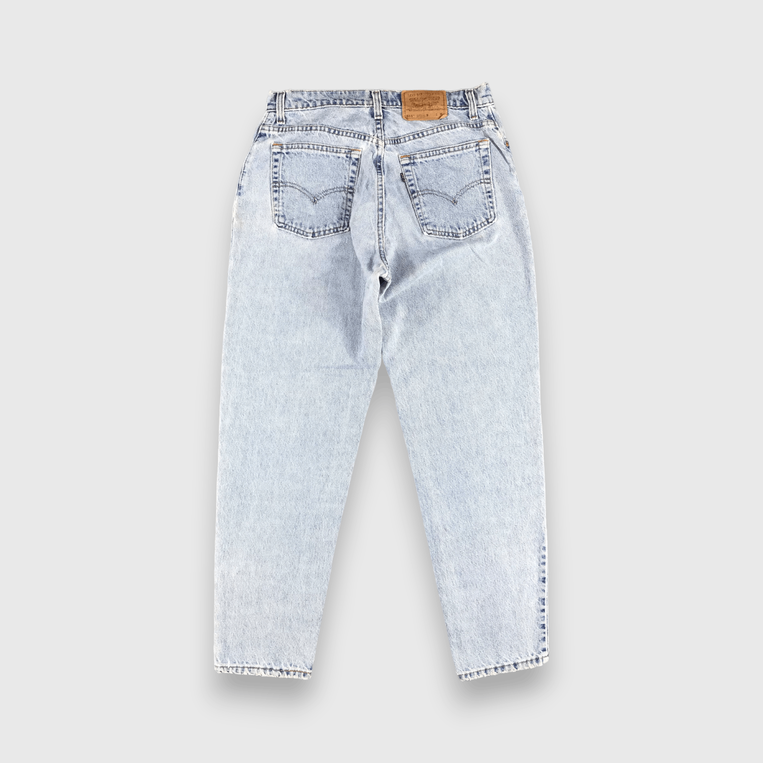 Levi's 90s Vintage Light Wash Levis 551 Jeans-J1583 Size US 33 - 2 Thumbnail