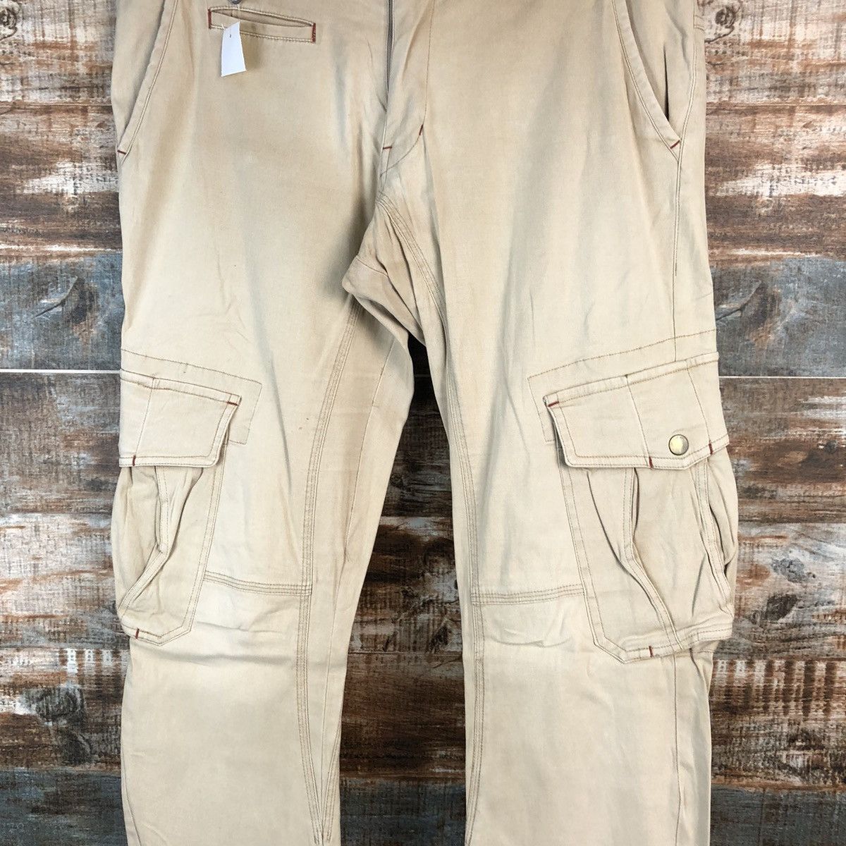 Schlussel DL Schlussel Brown Cargo Multipocket Pants #C215 Size US 31 - 5 Thumbnail