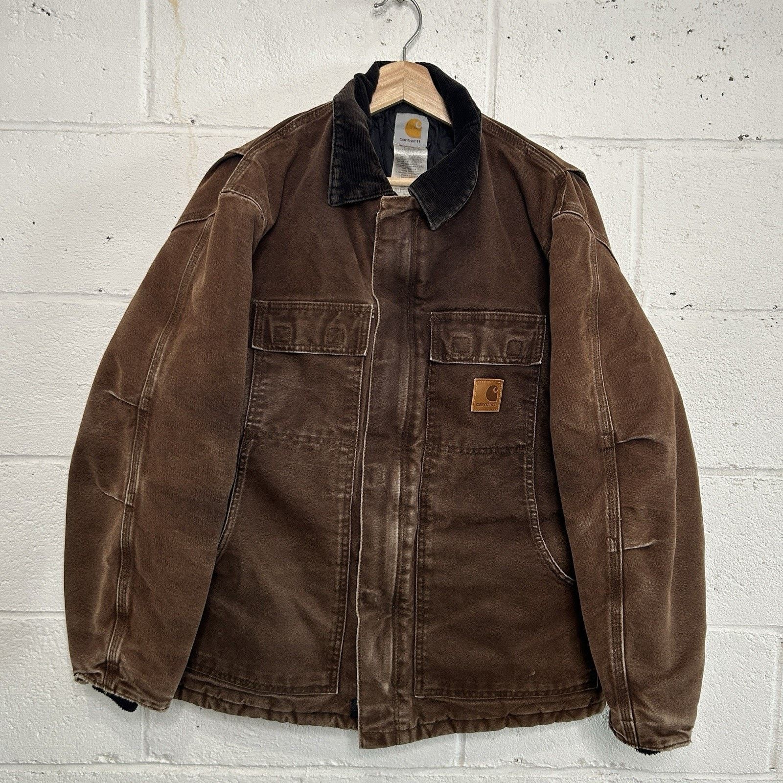 Carhartt Vintage Carhartt Quilted Artic Jacket “Dark Brown” C26 DKB Size US M / EU 48-50 / 2 - 1 Thumbnail