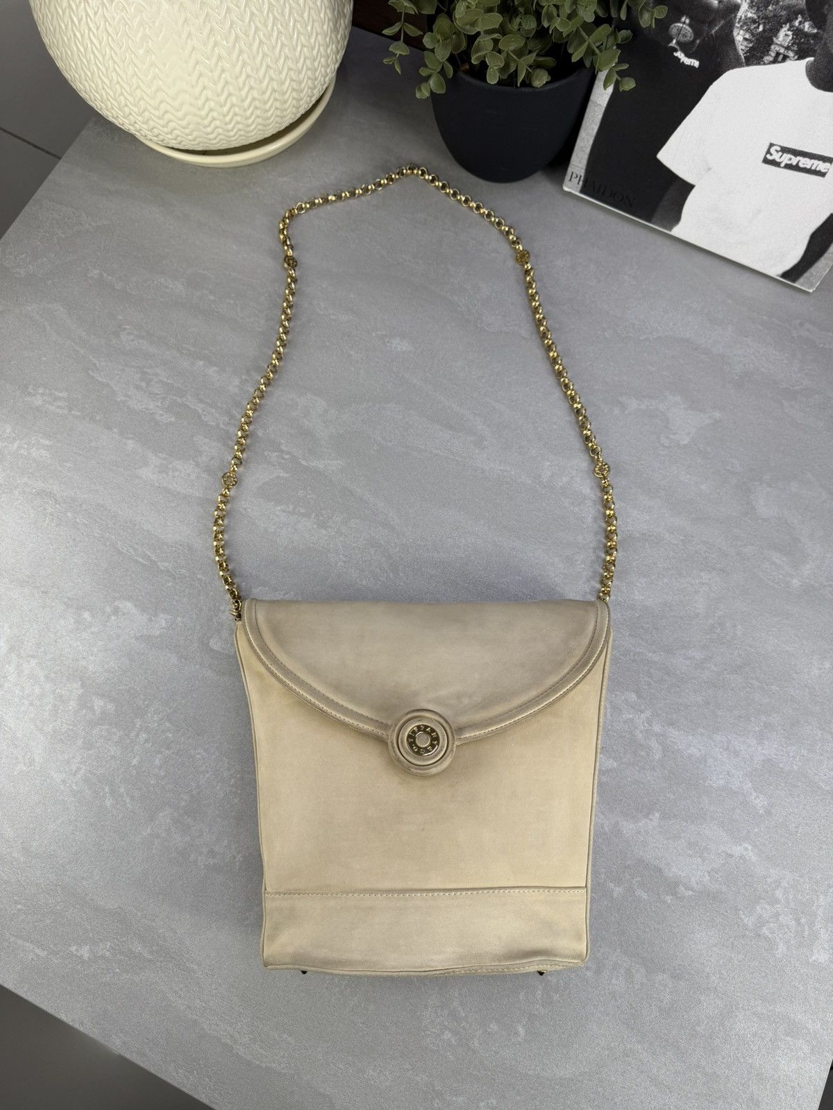 Tiffany & Co. TIFFANY & Co. Chain Shoulder Bag crossbody beigegold vintage Size ONE SIZE - 1 Thumbnail