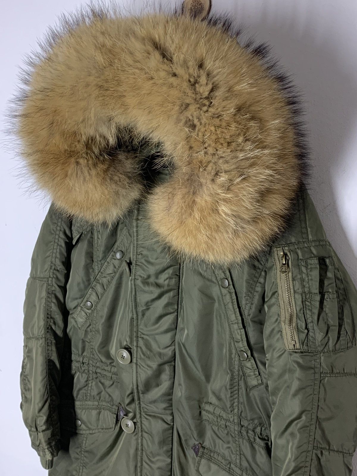GOA G.O.A Raccoon Fur Hoodie Military Parka Heavy Weather Size US M / EU 48-50 / 2 - 4 Thumbnail