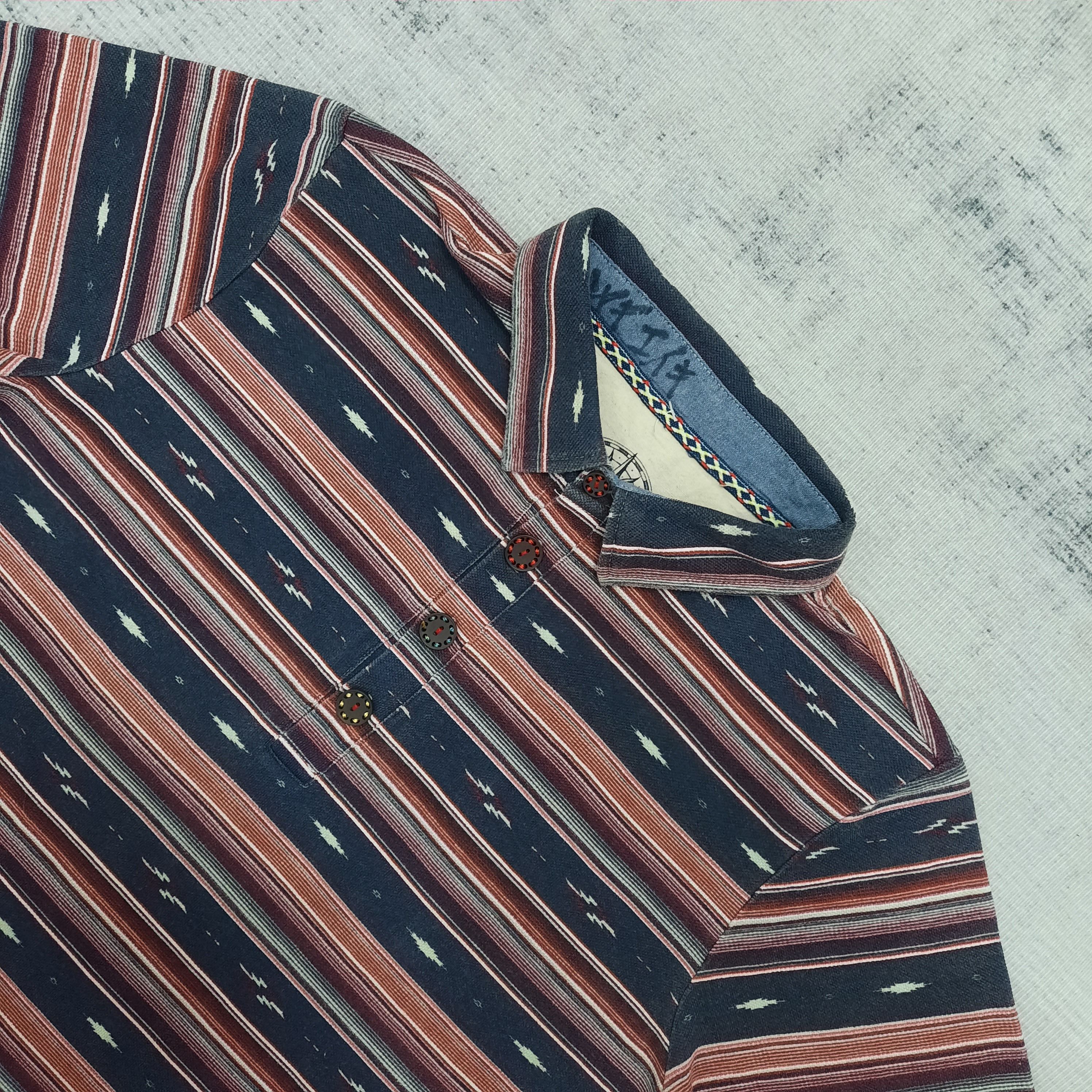 Japanese Brand 🔥Japanese brand panaspur navajo native design polo shirt Size US S / EU 44-46 / 1 - 2 Thumbnail