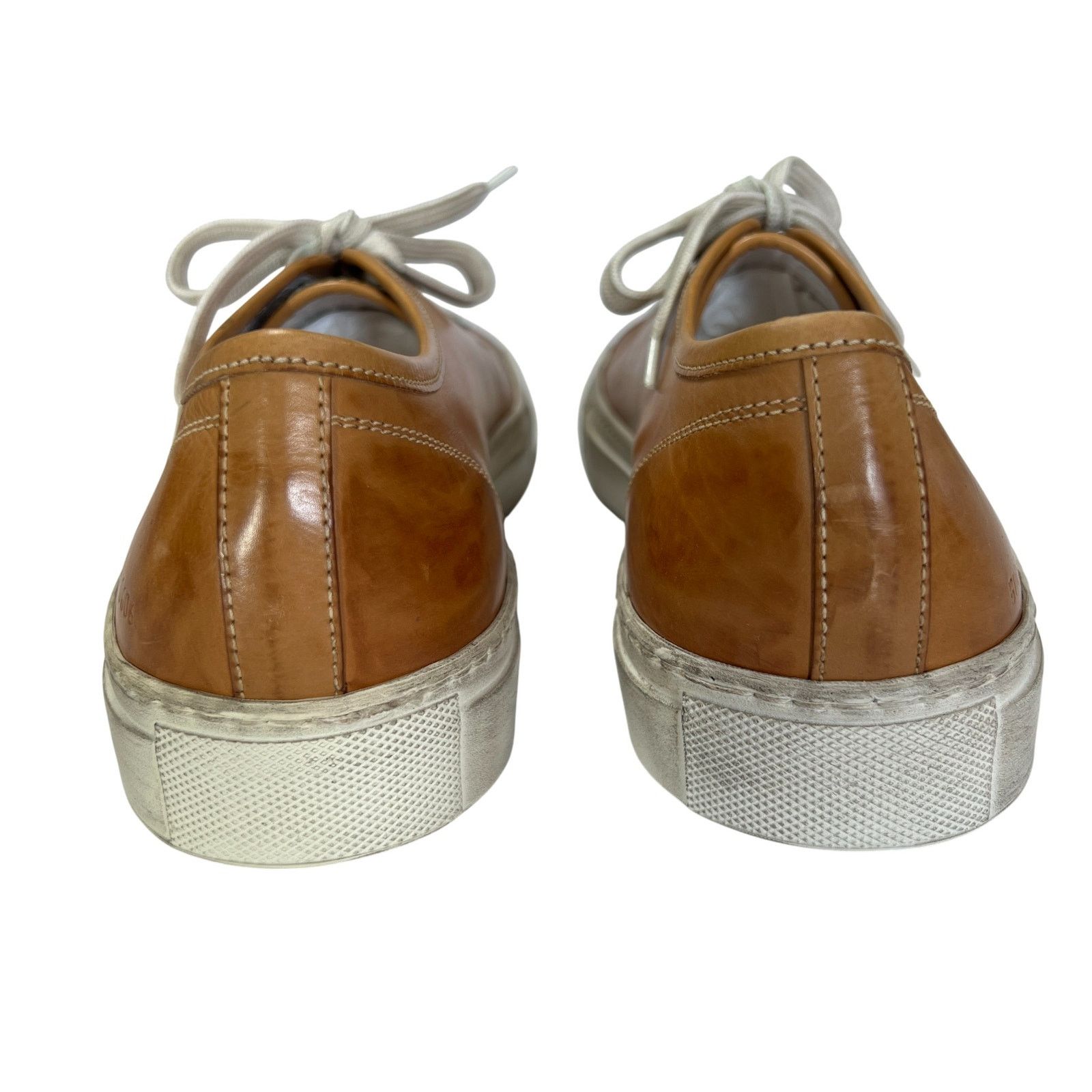 Common Projects Common Projects Tournament Low Tan Polished Leather Italy Size US 9 / EU 42 - 10 Thumbnail