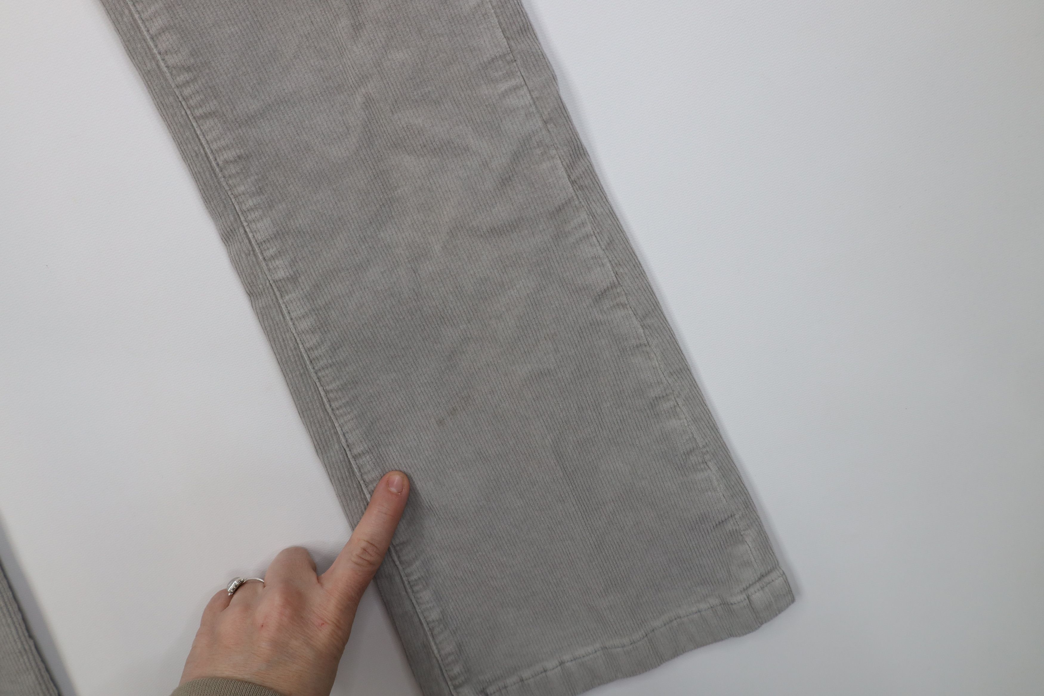 American Eagle Outfitters Vintage Y2K American Eagle Bootcut Corduroy Pants Gray Size 28" / US 6 / IT 42 - 5 Thumbnail