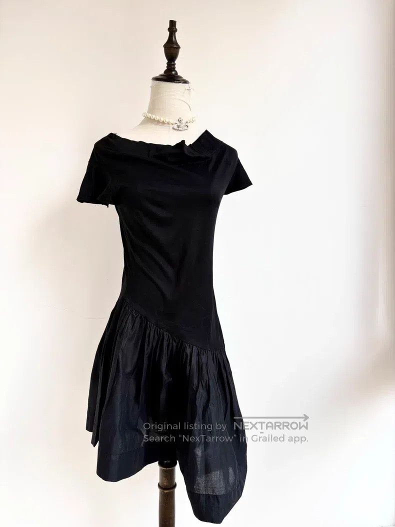 Vivienne Westwood Vivienne Westwood Black Irregular Hem Saturn Dress Size M / US 6-8 / IT 42-44 - 2 Thumbnail
