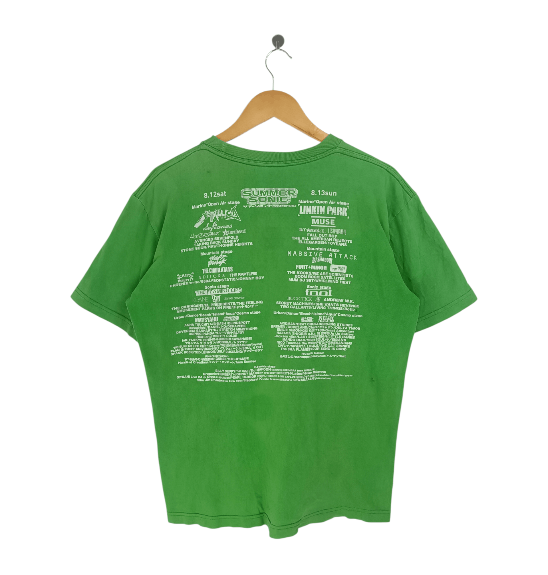Band Tees VINTAGE '07 SUMMERSONIC FEST JAPAN metallica deftones arctic Size US L / EU 52-54 / 3 - 2 Thumbnail