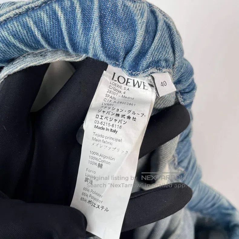 Loewe Loewe Denim Skirt Blue Size 26" / US 2 / IT 38 - 5 Thumbnail