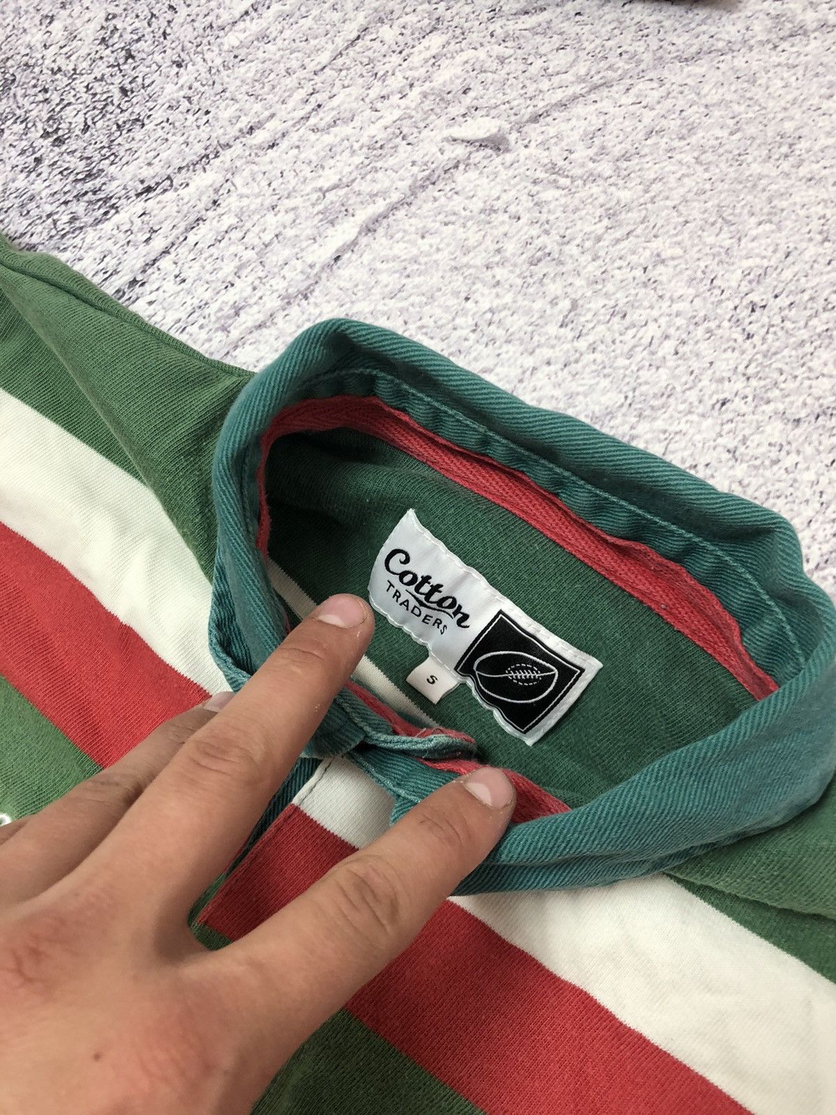 Vintage Vintage rugby jersey Cotton size S y2k Size US S / EU 44-46 / 1 - 4 Thumbnail