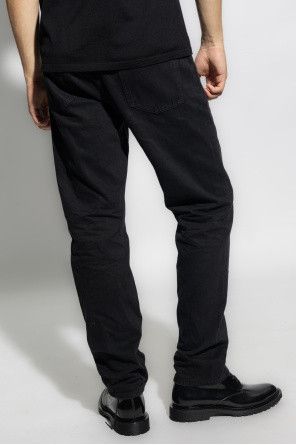 Saint Laurent Paris o1s1wg110925 757190 Baggy Denim Jeans in Carbon in Black Size US 36 / EU 52 - 3 Thumbnail