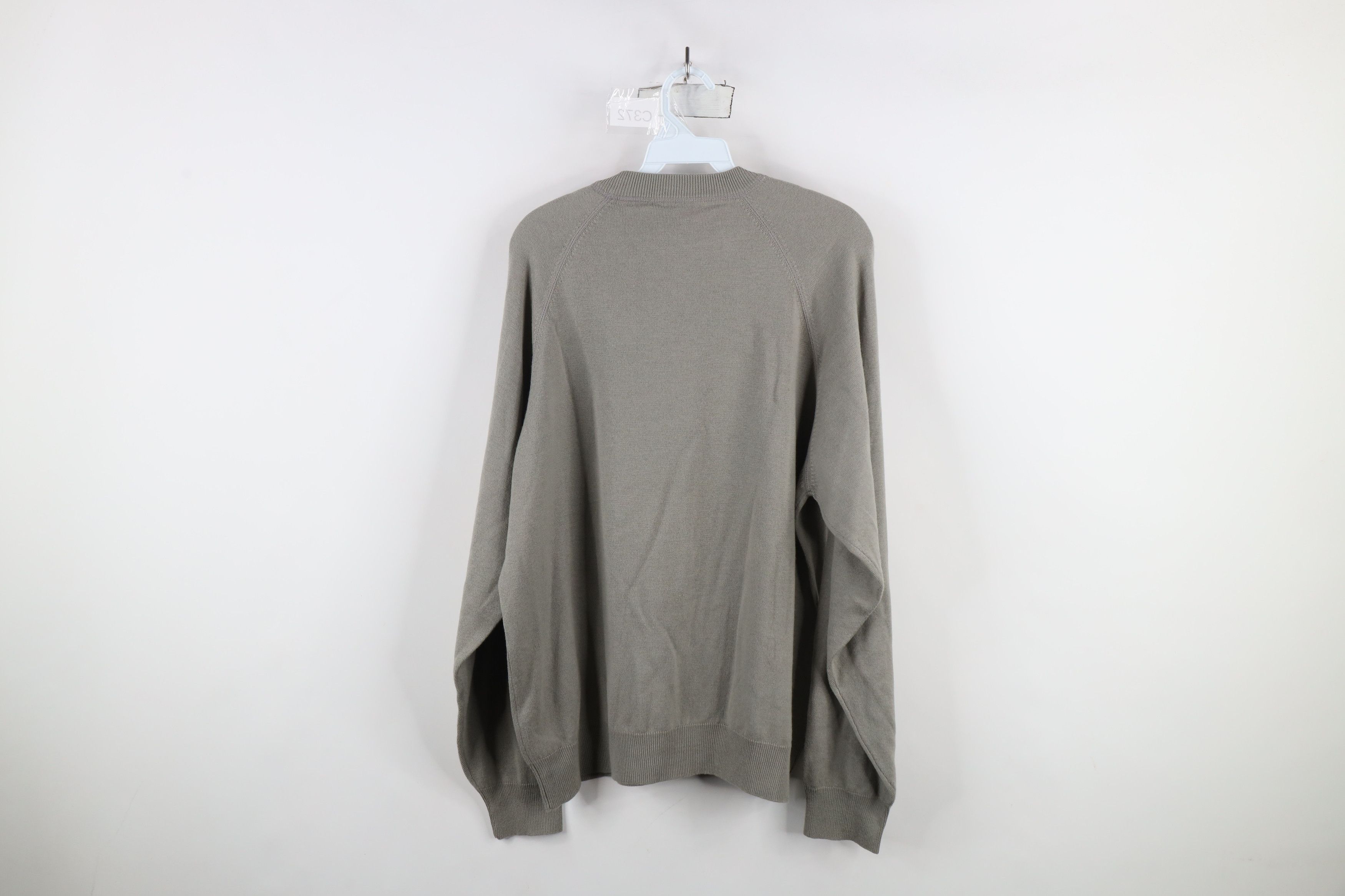 Vintage Vintage 90s Streetwear Silk Cashmere Blend Knit Sweater Gray Size US XL / EU 56 / 4 - 7 Thumbnail