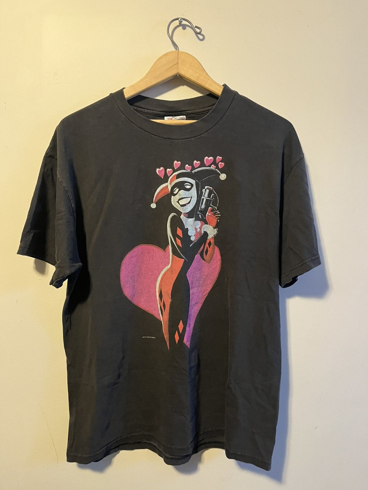 Vintage Vintage 90s Harley Quinn tee Size US XL / EU 56 / 4 - 1 Thumbnail
