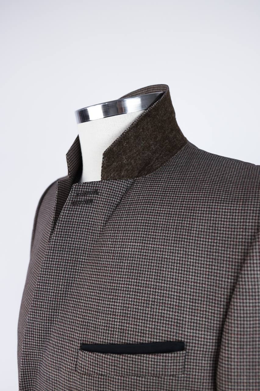 The Kooples THE KOOPLES NEW Wool blazer houndstooth Size 48R - 6 Thumbnail
