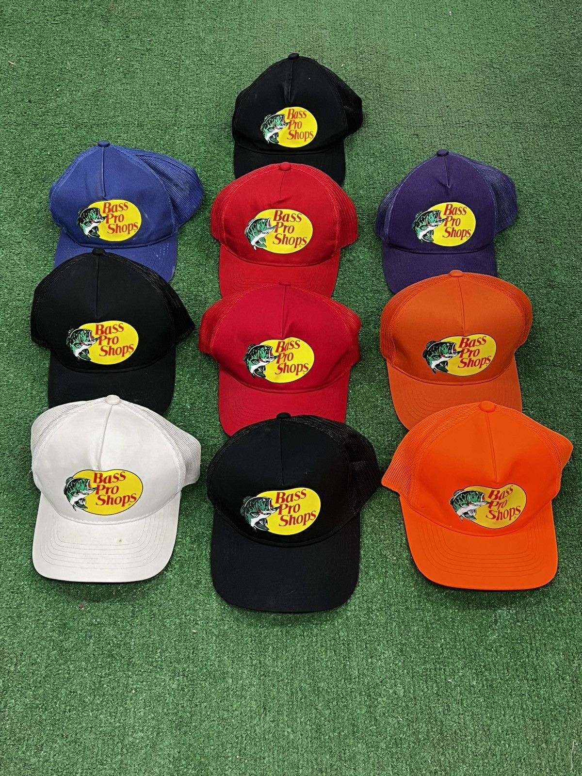 Bass Pro Shops 10 Bass Pro Shops Trucker Hats Size ONE SIZE - 1 Thumbnail