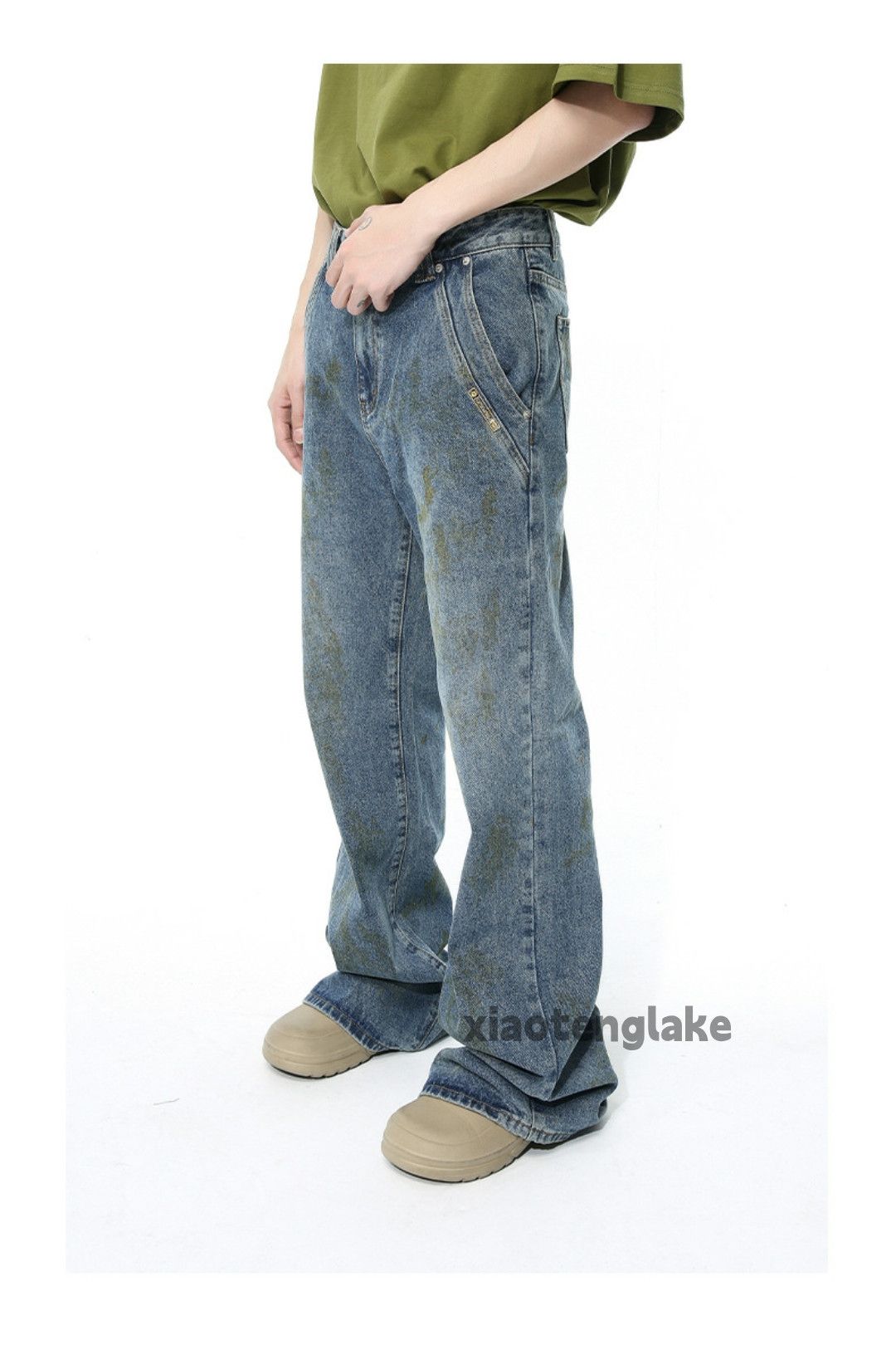 Jean × Vintage Washed faded loose outdoor work punk grunge jeans Size US 32 / EU 48 - 7 Thumbnail